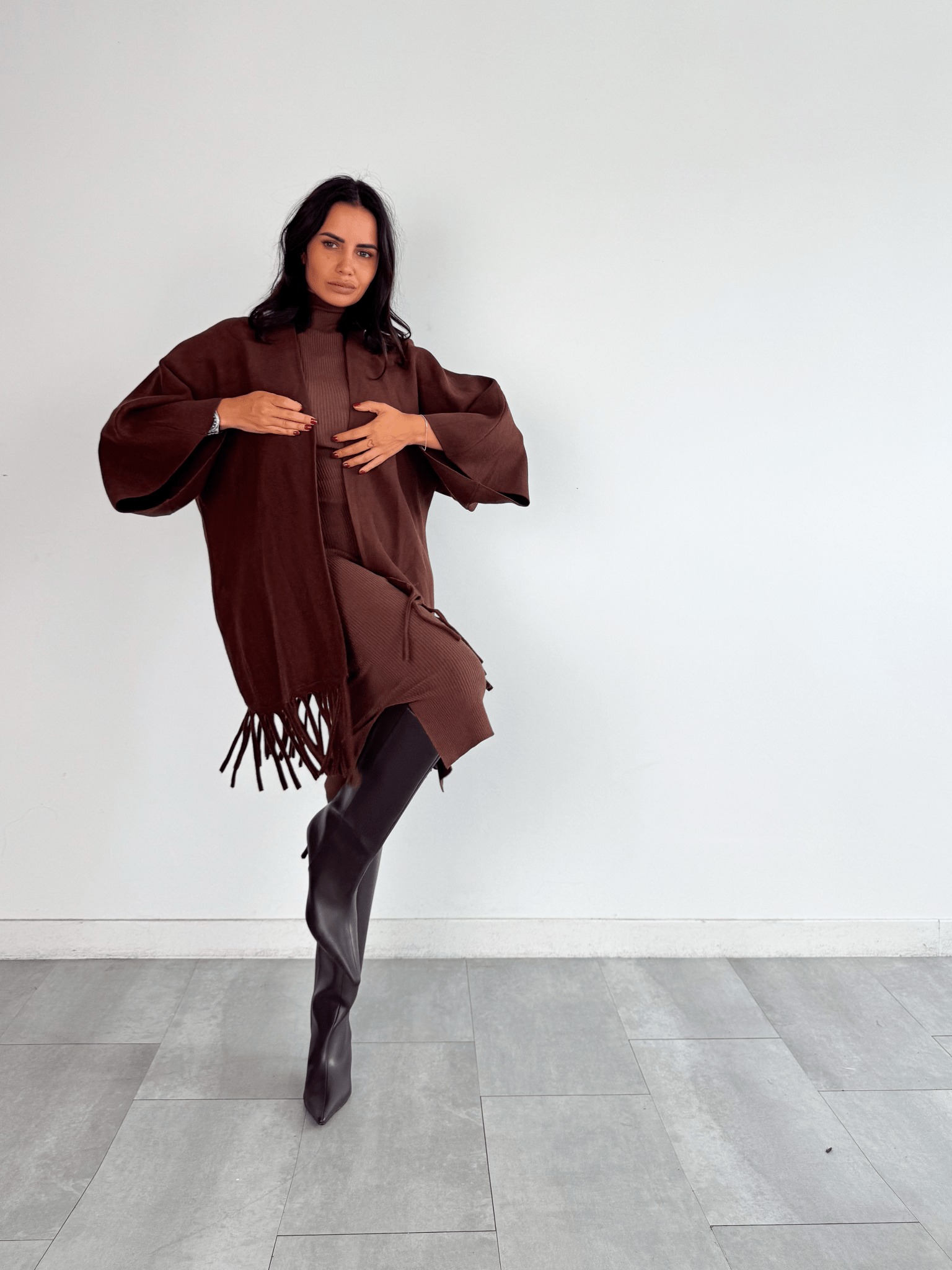 Abito Pull Tender - Marrone - SAINTH