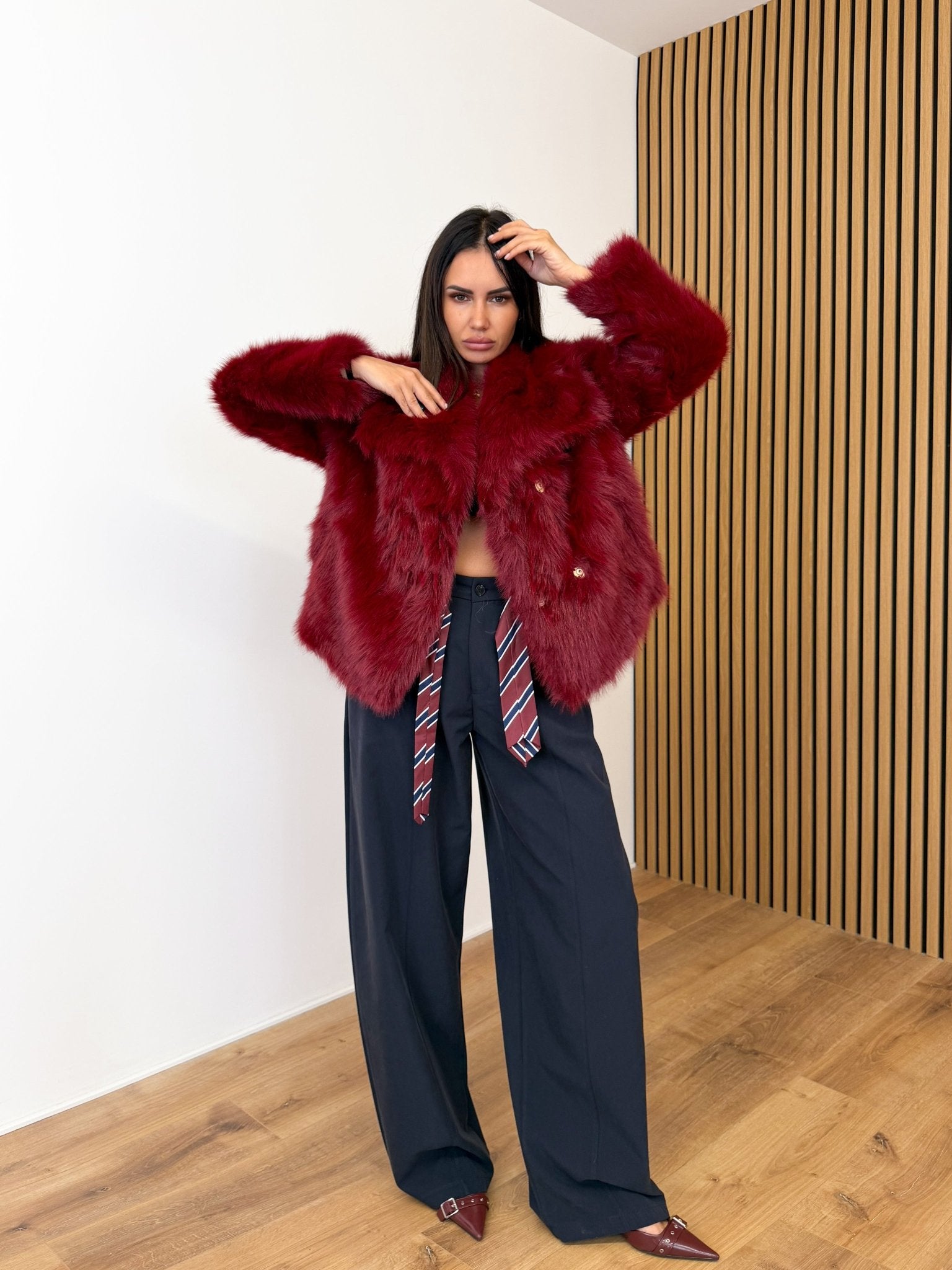 Pelliccia Wolf - Bordeaux - SAINTH