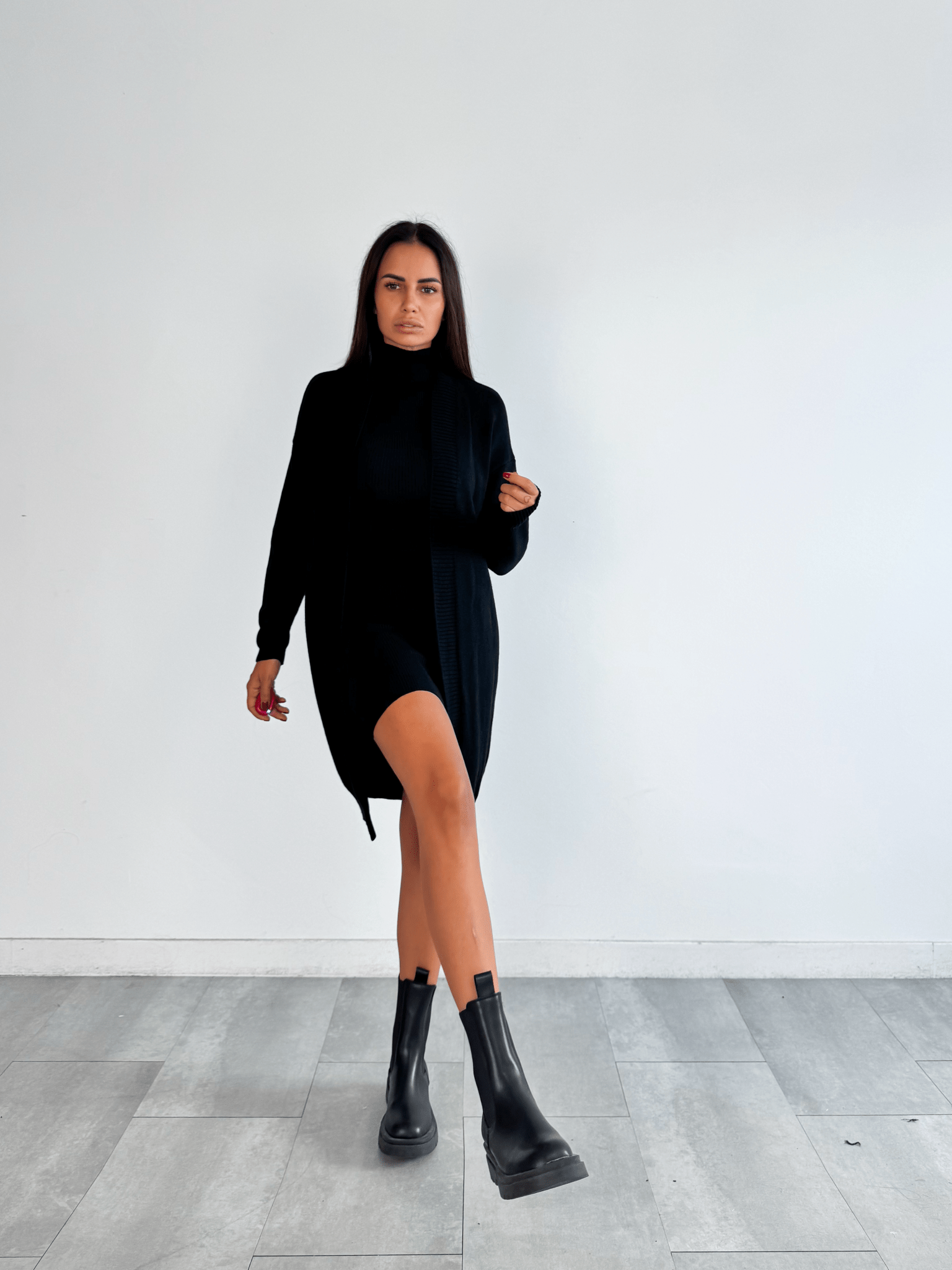 Cardigan Utility - Nero - SAINTH