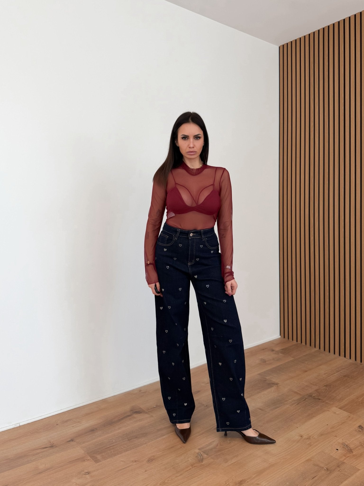 Jeans TR667 - Denim Scuro - SAINTH
