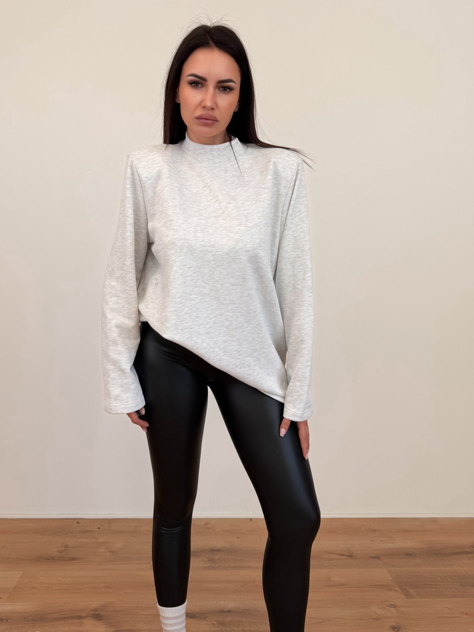 Felpa Maxi Spalla - Grigia - SAINTH