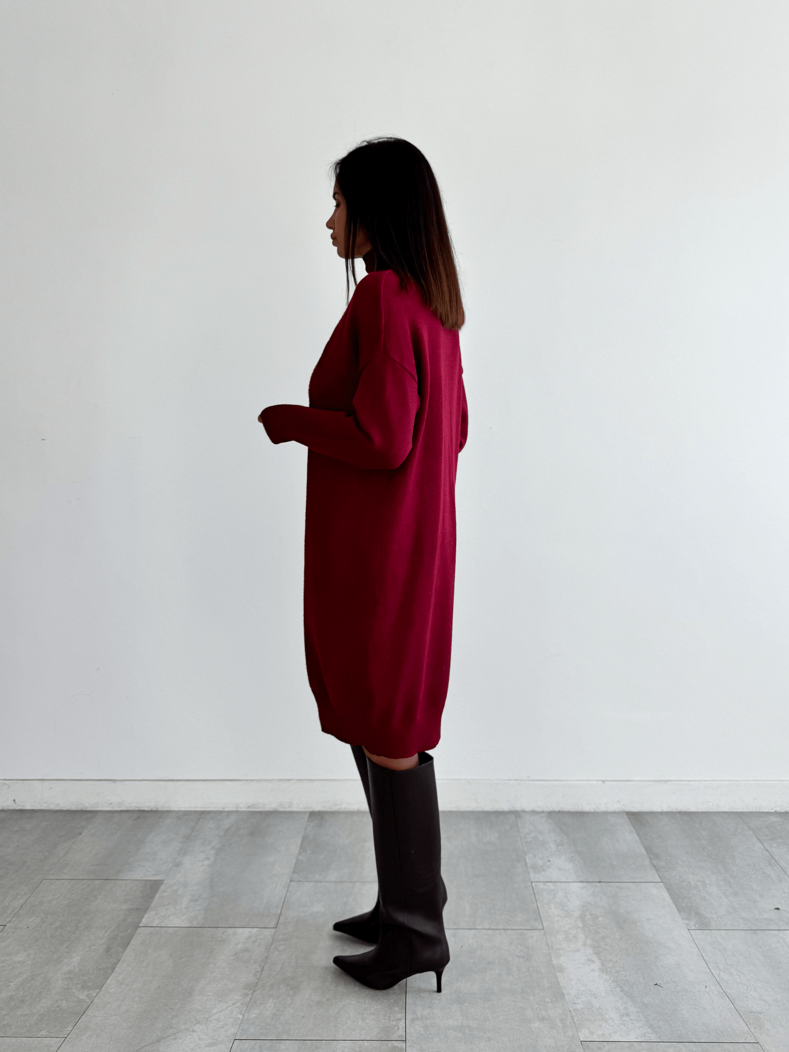 Abito Pull Need - Bordeaux - SAINTH