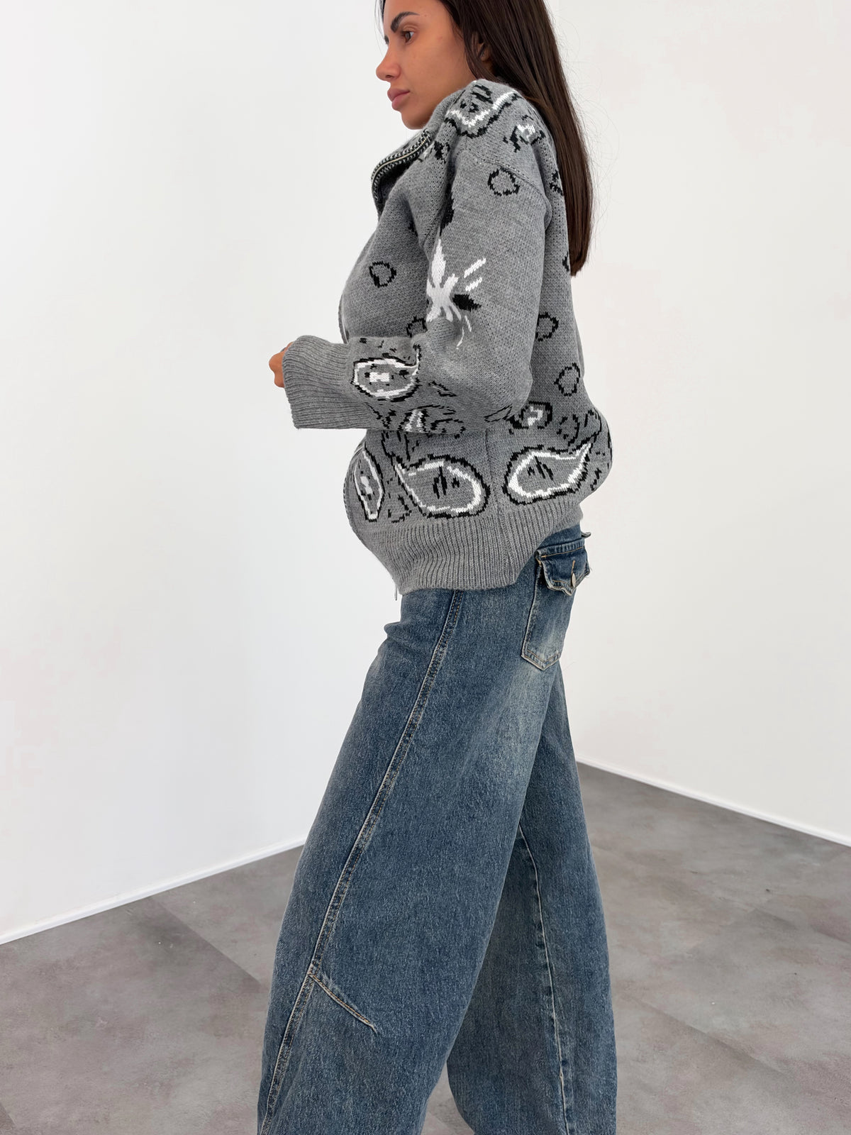 Pull Inuit - Grigio