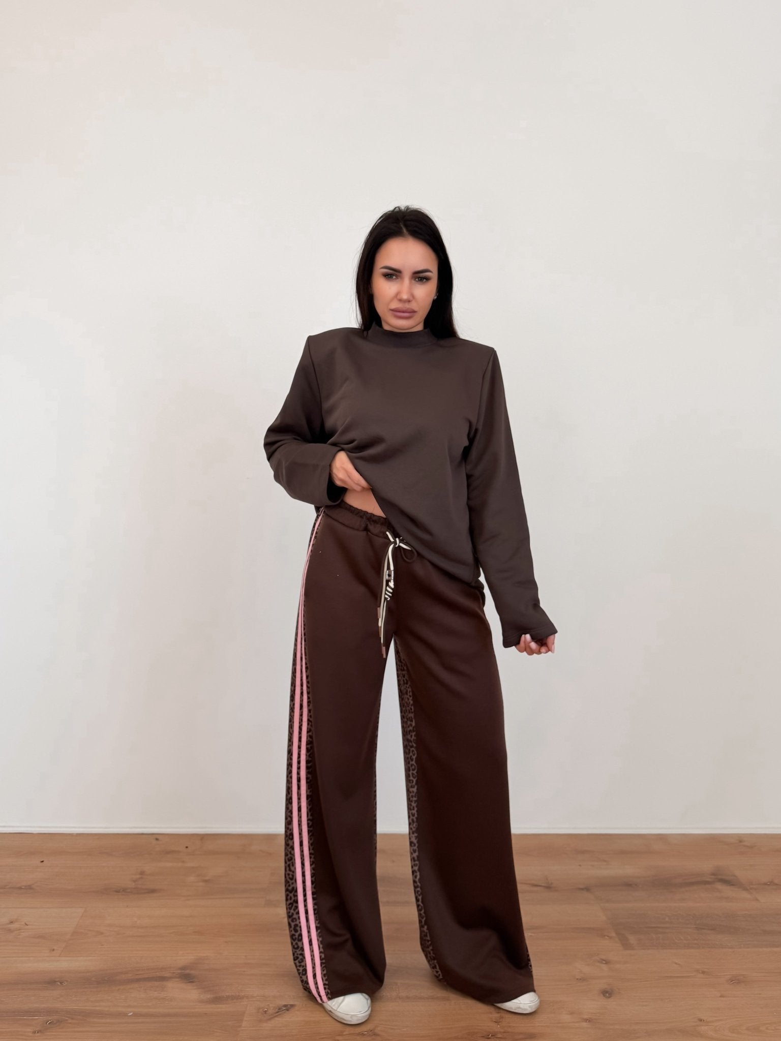 Pantalone Combo - Leo Righe Rosa - SAINTH