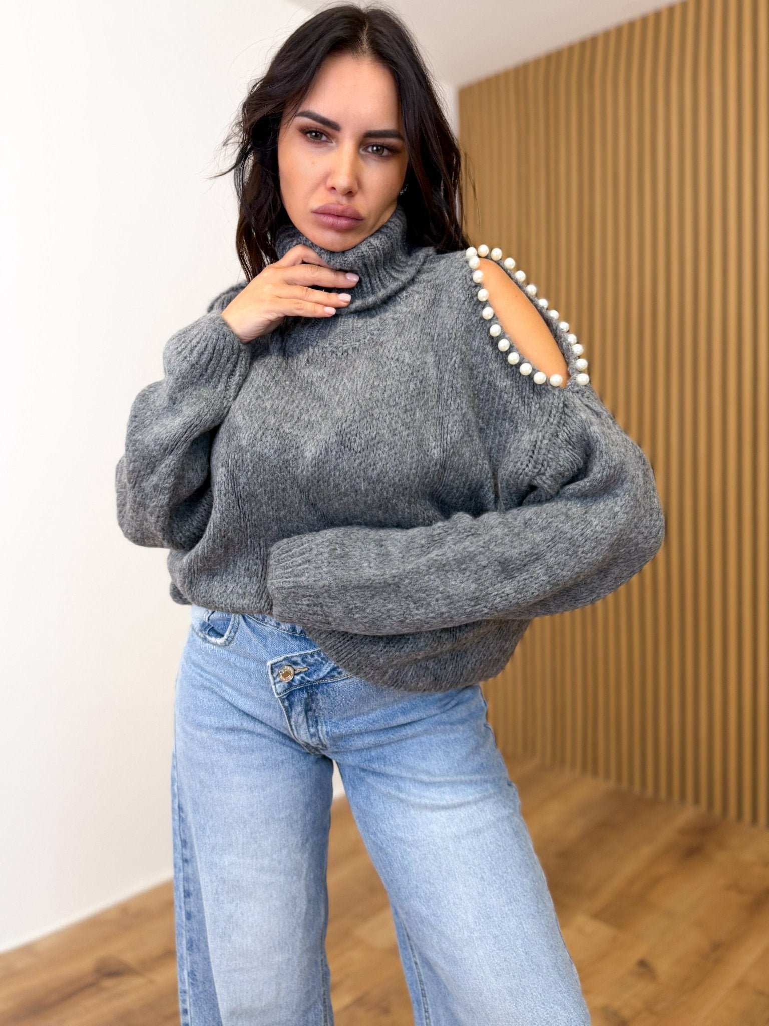 Pull Perlita - Grigio - SAINTH