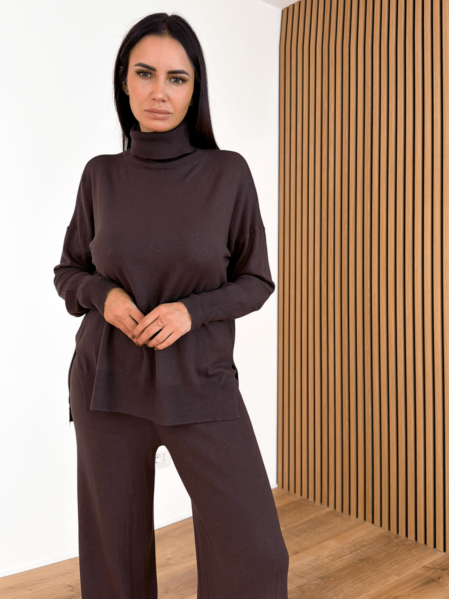 Coordinato Carezza - Marrone - SAINTH