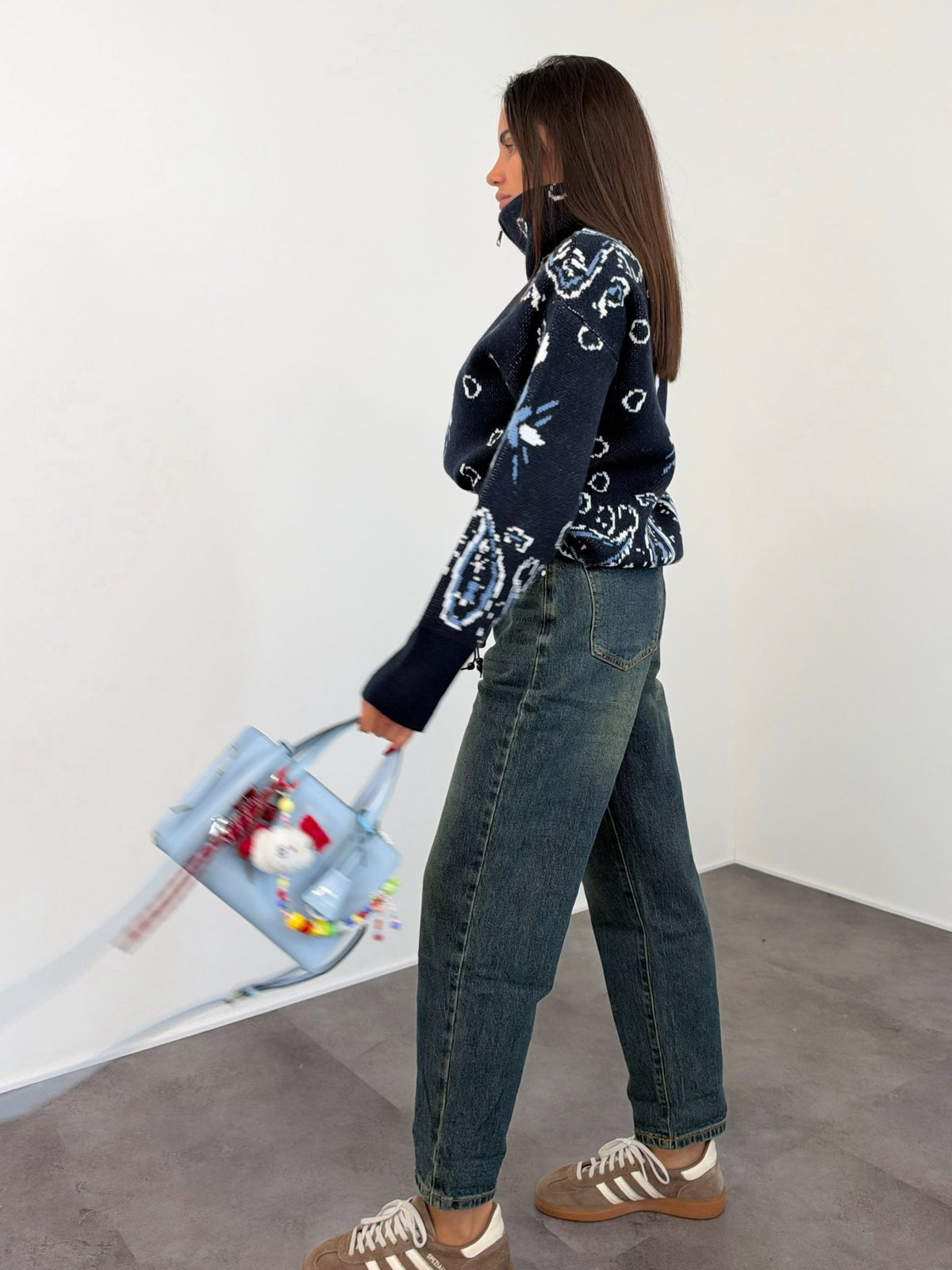 Pull Zip - Blu - SAINTH