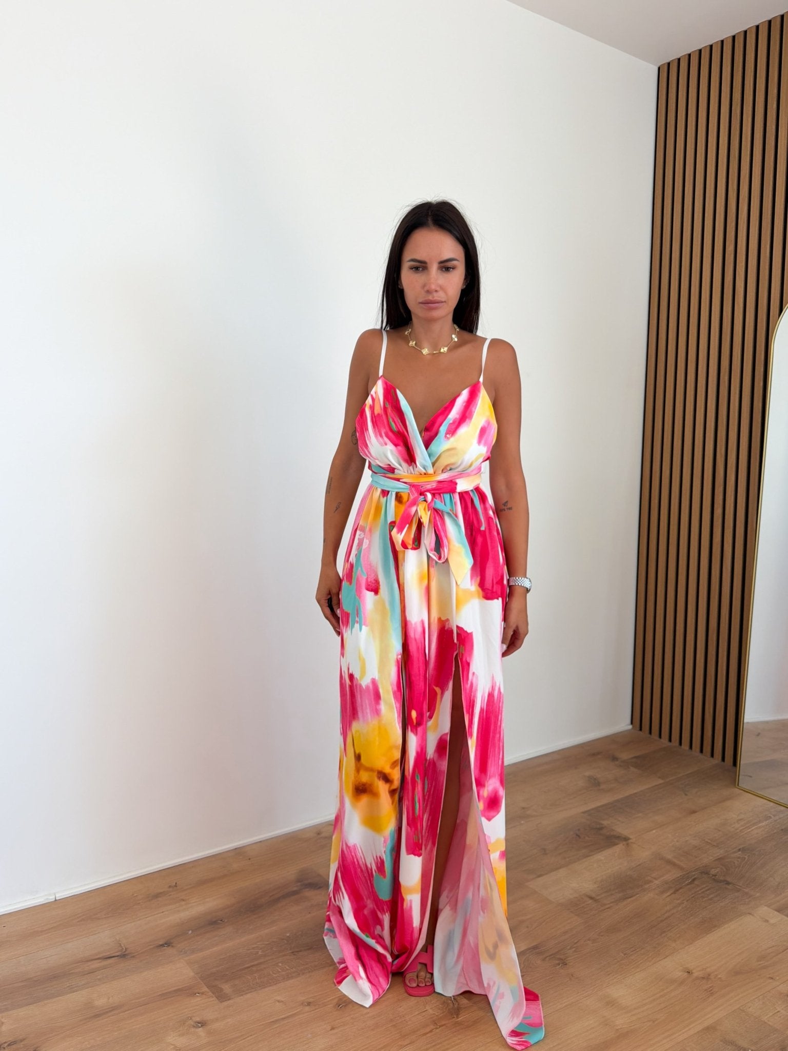 Abito Singer - Giallo Fucsia Acquamarina - SAINTH