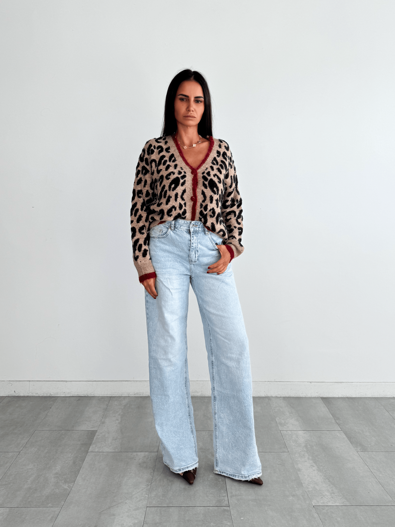 Cardigan Soft Leo - Rosso - SAINTH