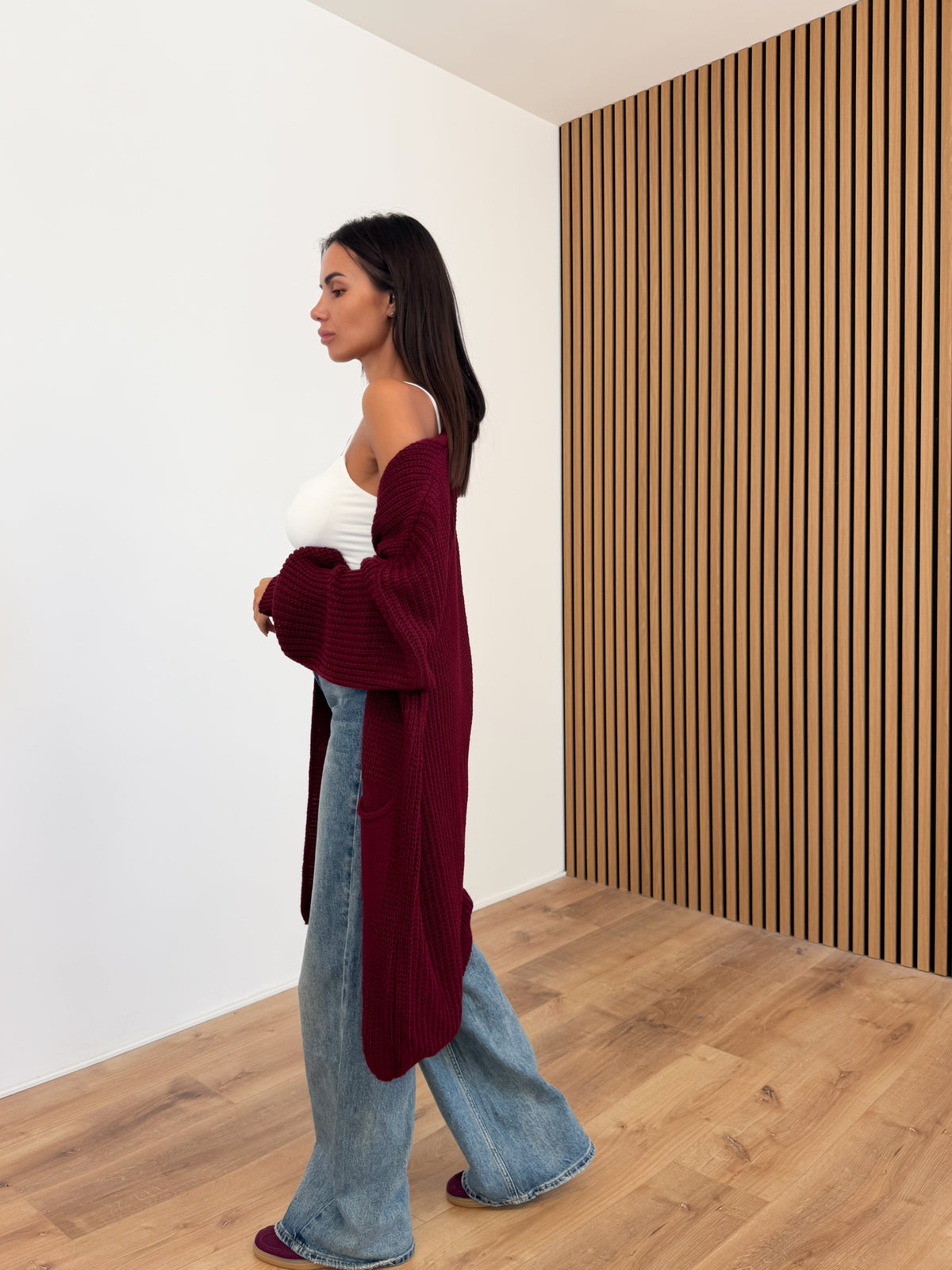 Cardigan Flamingo - Bordeaux