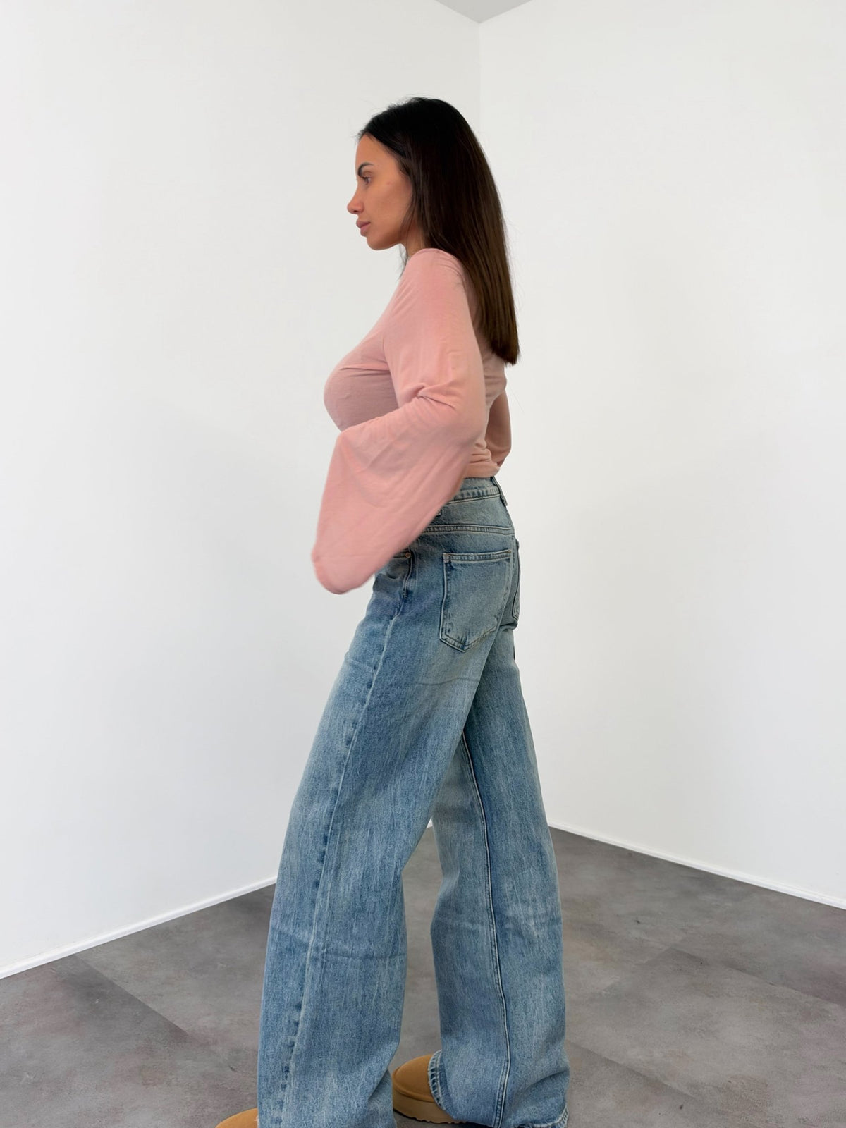 Maglia Bat MistoCashmere - Rosa - SAINTH