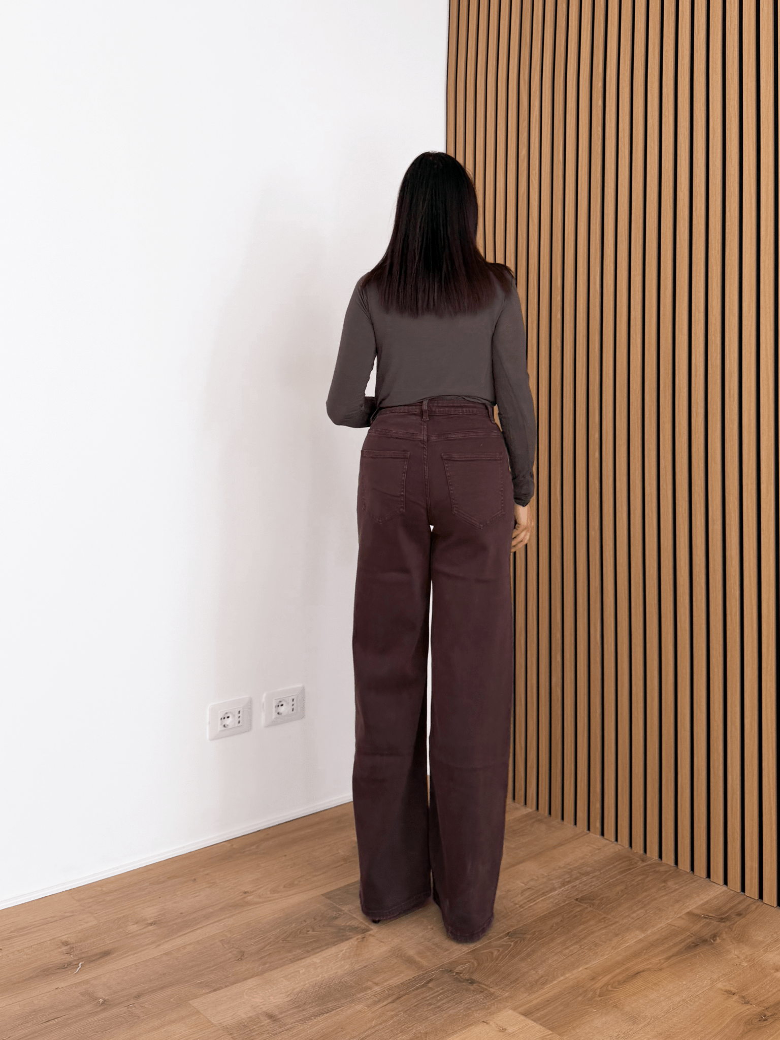 Jeans Irregolare - Marrone - SAINTH