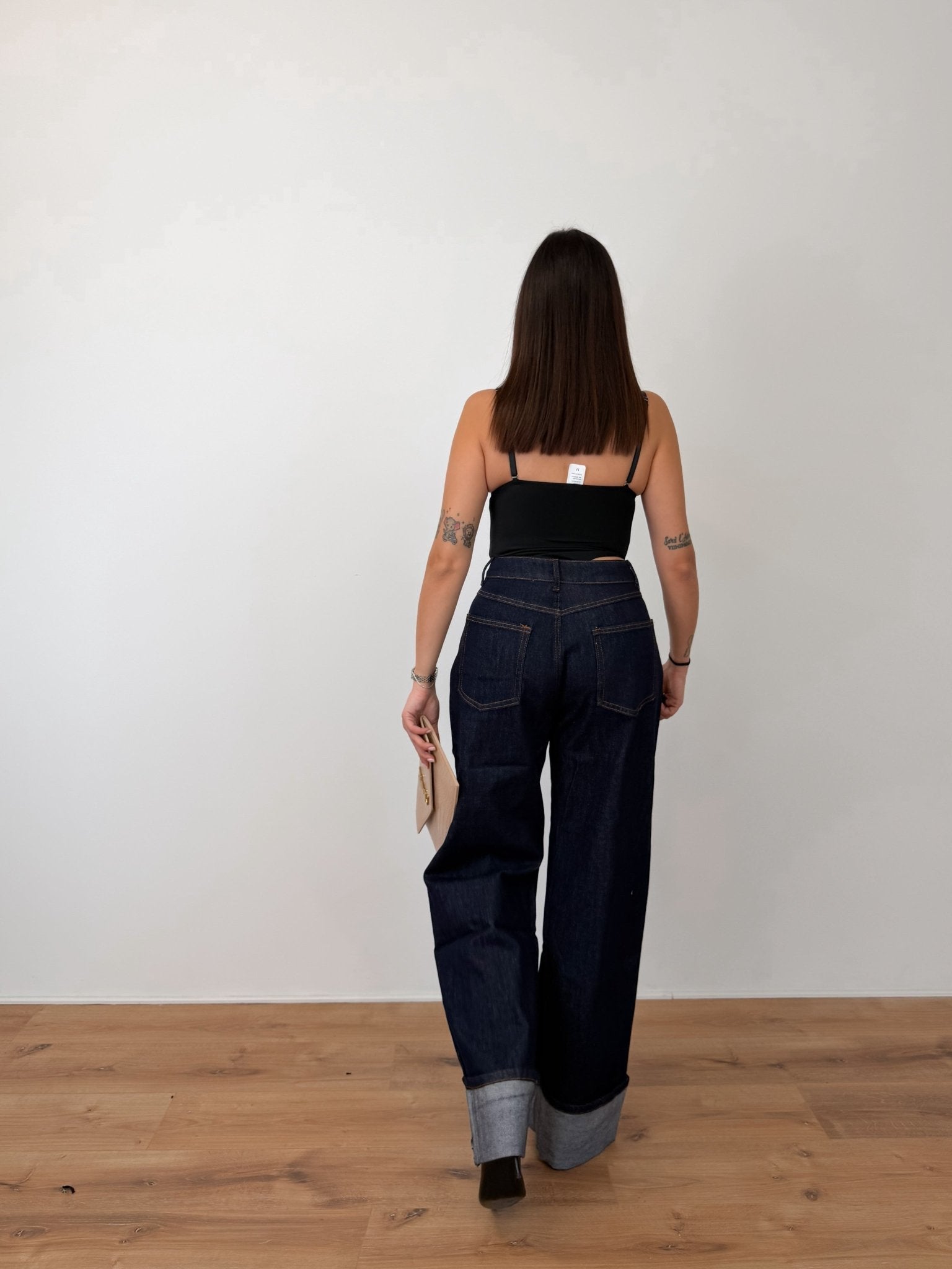 Jeans Piegona - Denim Scuro - SAINTH