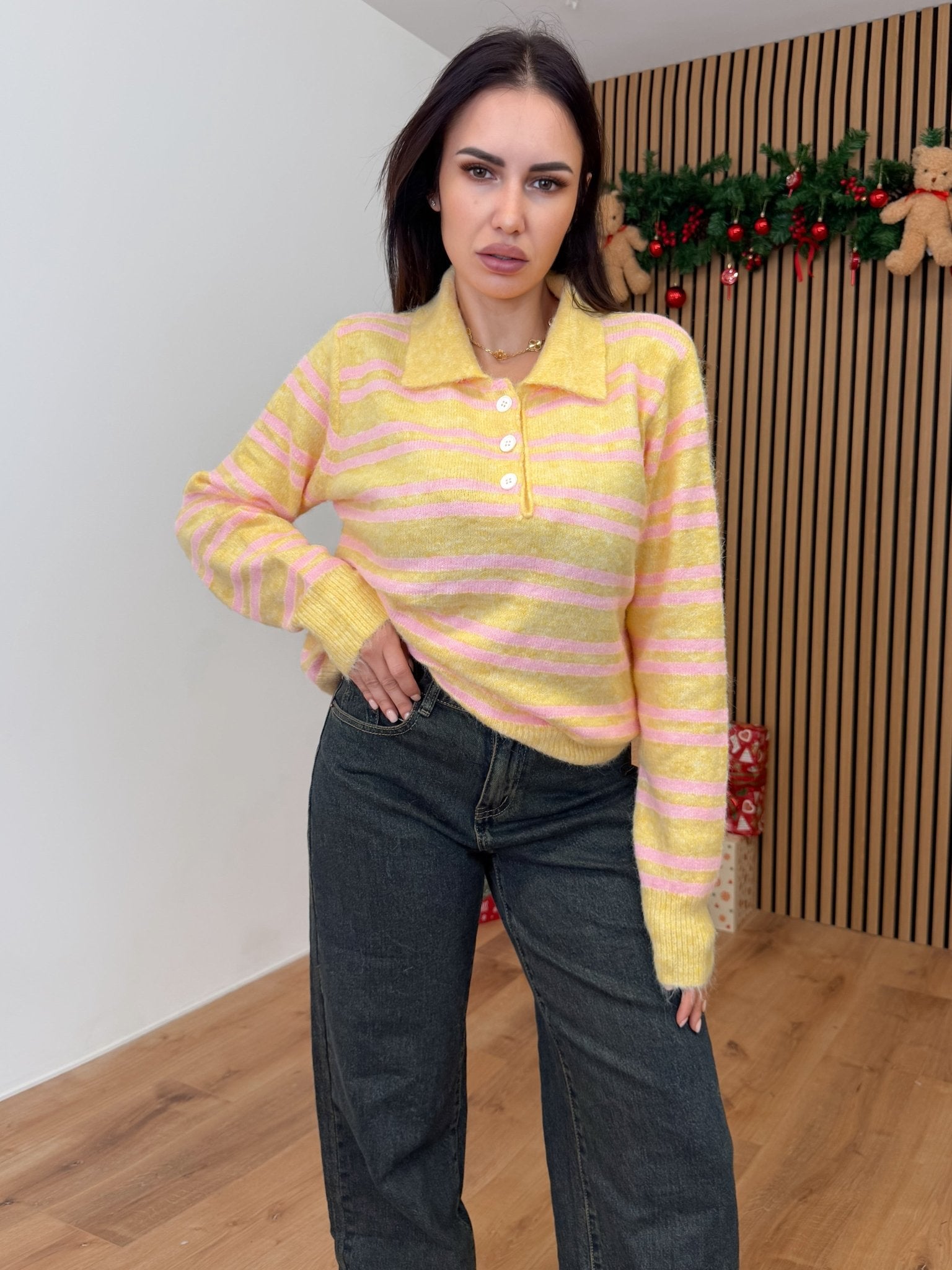 Pull Ziguli - Giallo - SAINTH