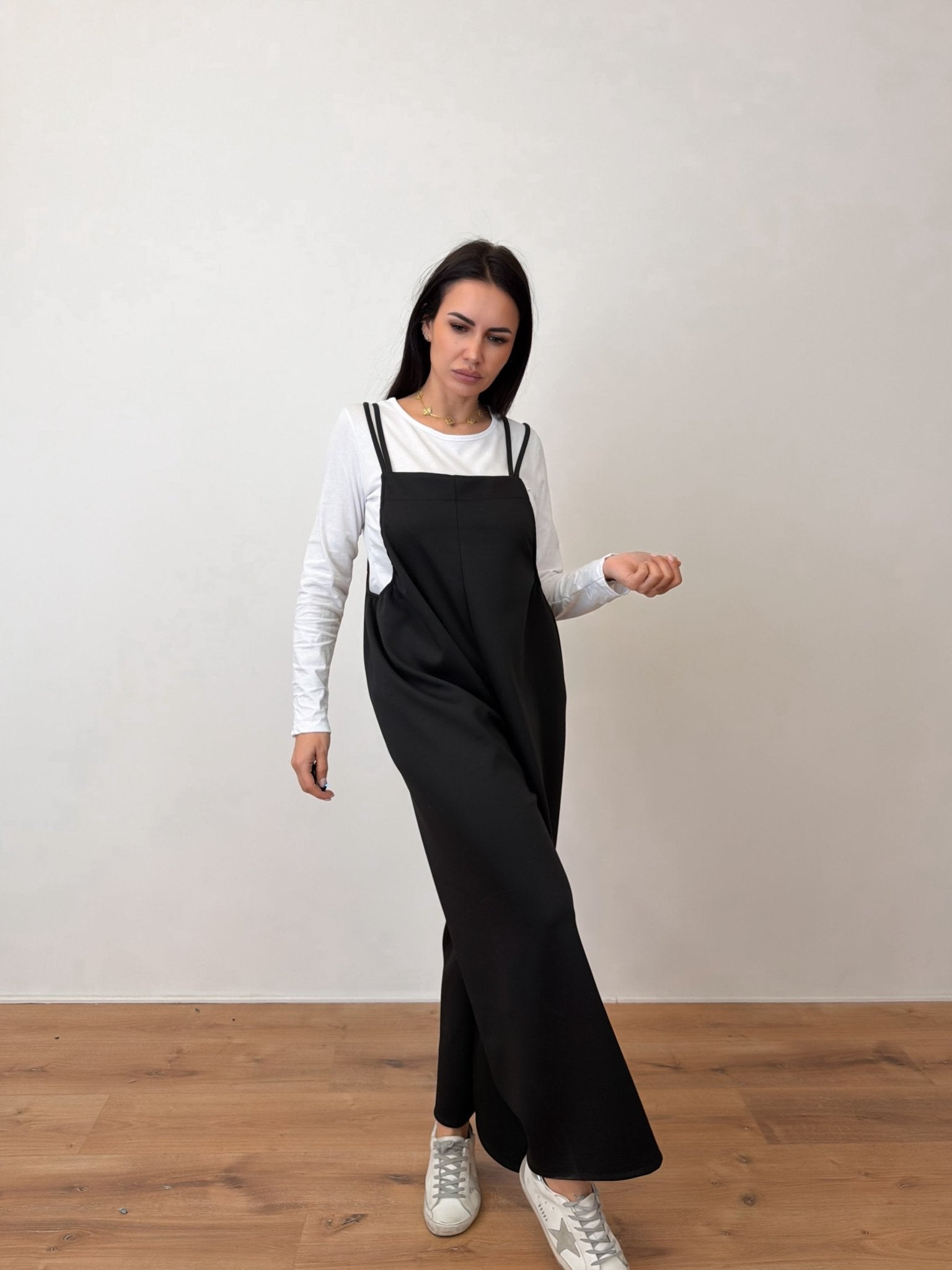 Salopette + Maglietta - Nero - SAINTH