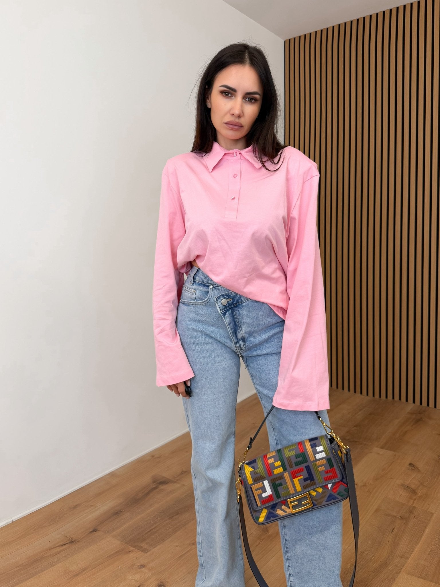 Polo Spalla Imbottita - Rosa - SAINTH