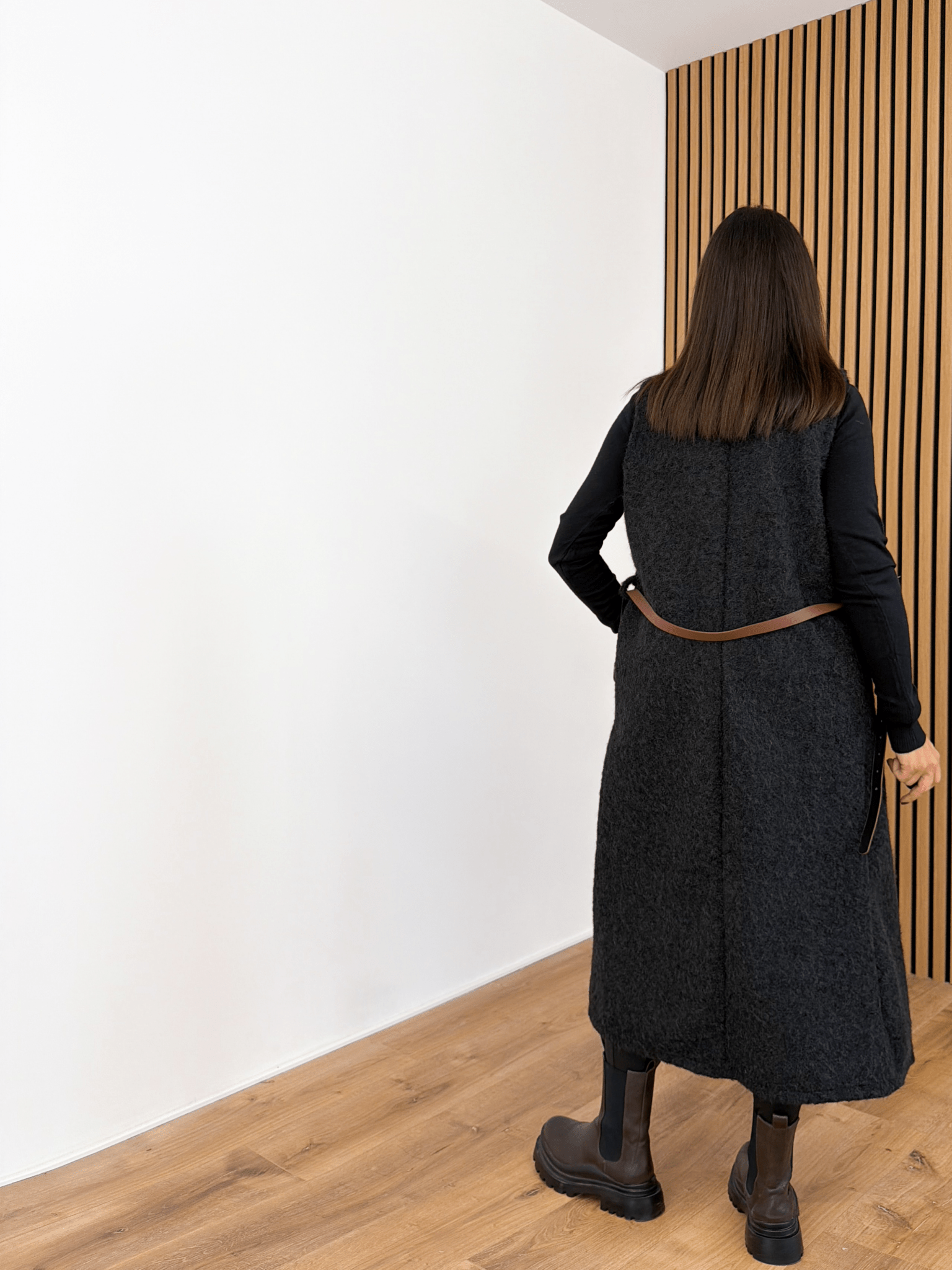 Pull Collo Alto - Nero - SAINTH