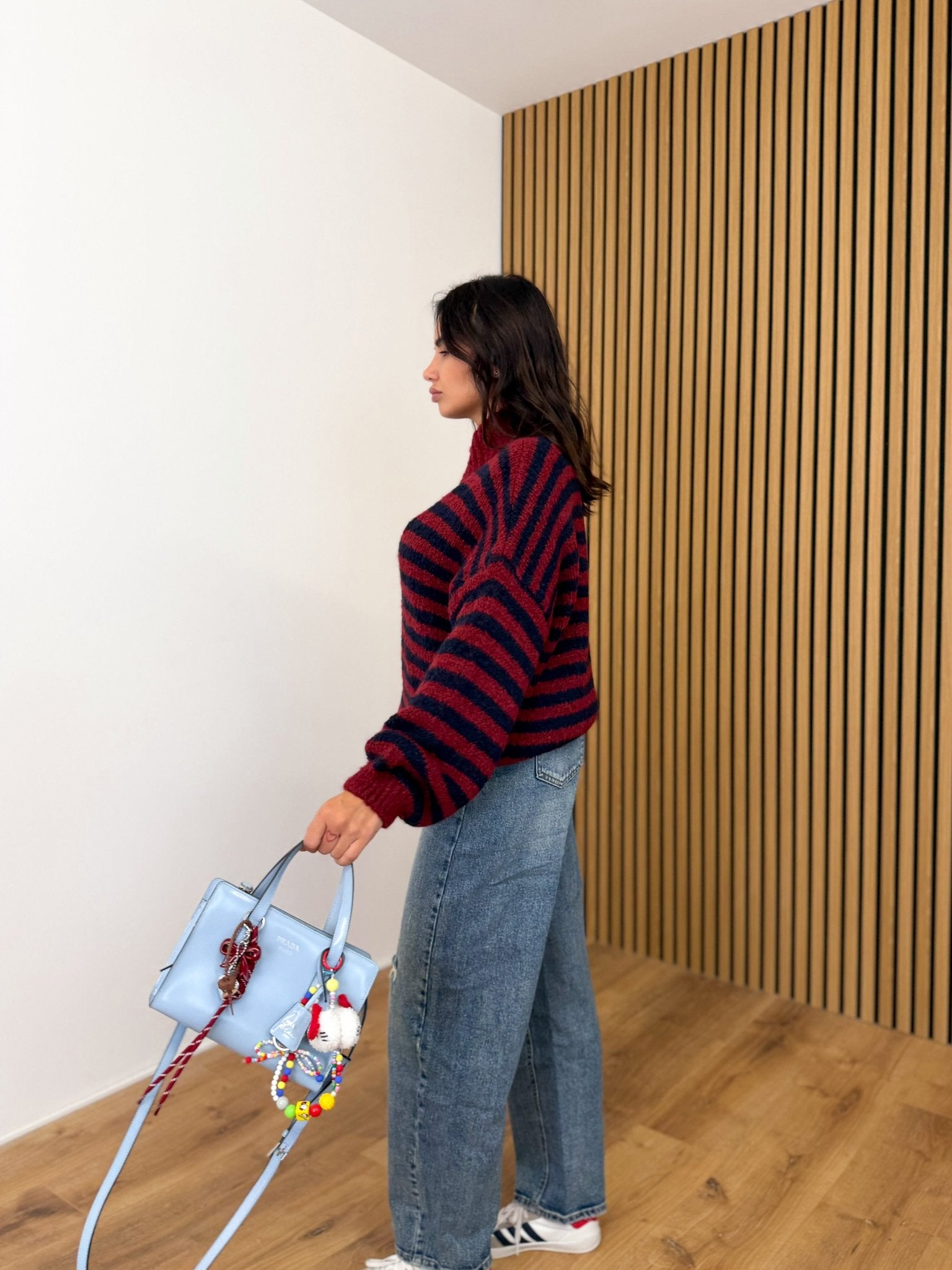 Pull Movimento - Blu e Bordeaux - SAINTH