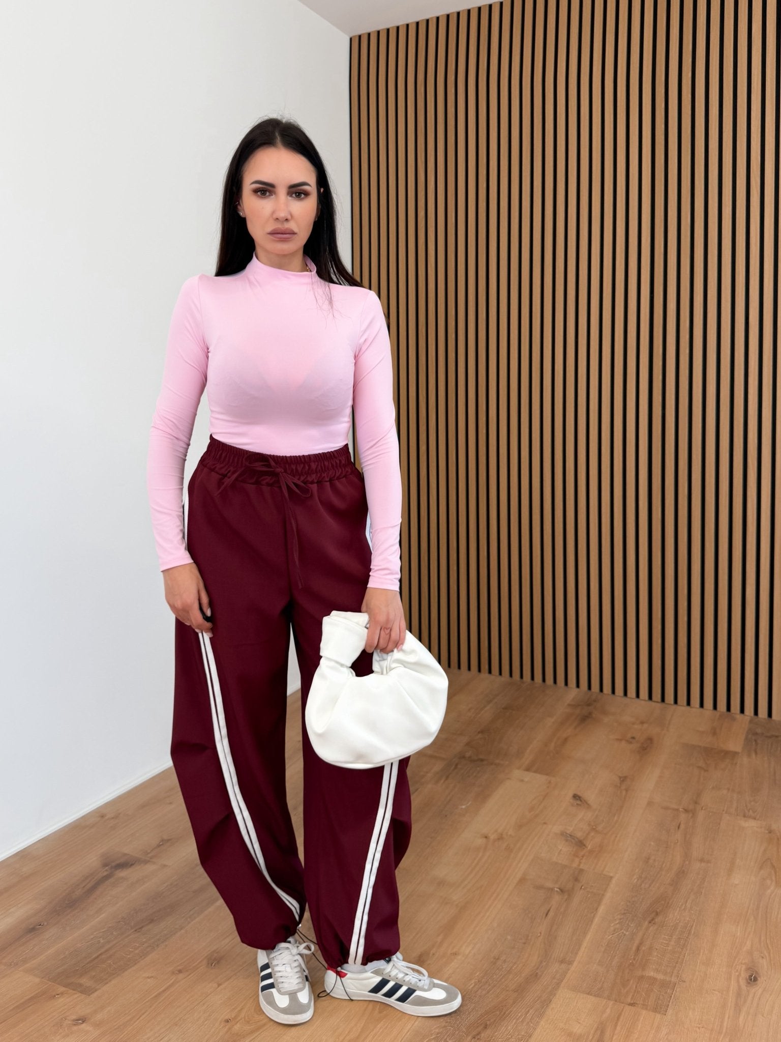 Pantalone Stripe - Bordeaux - SAINTH