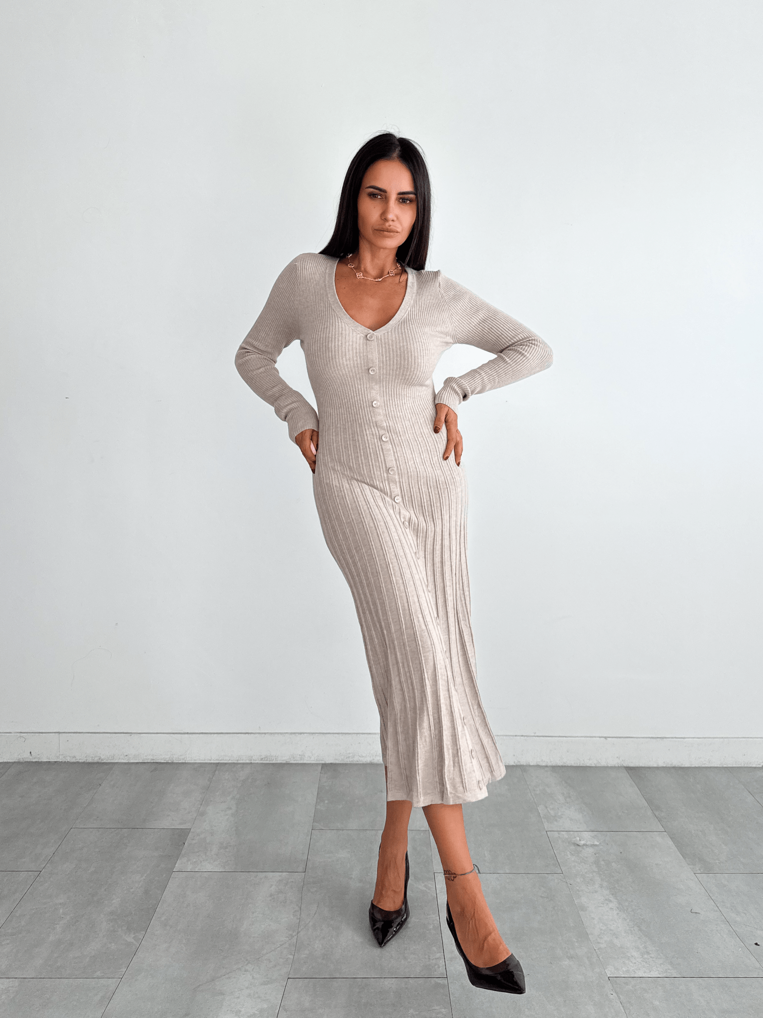 Abito Campanella - Beige - SAINTH