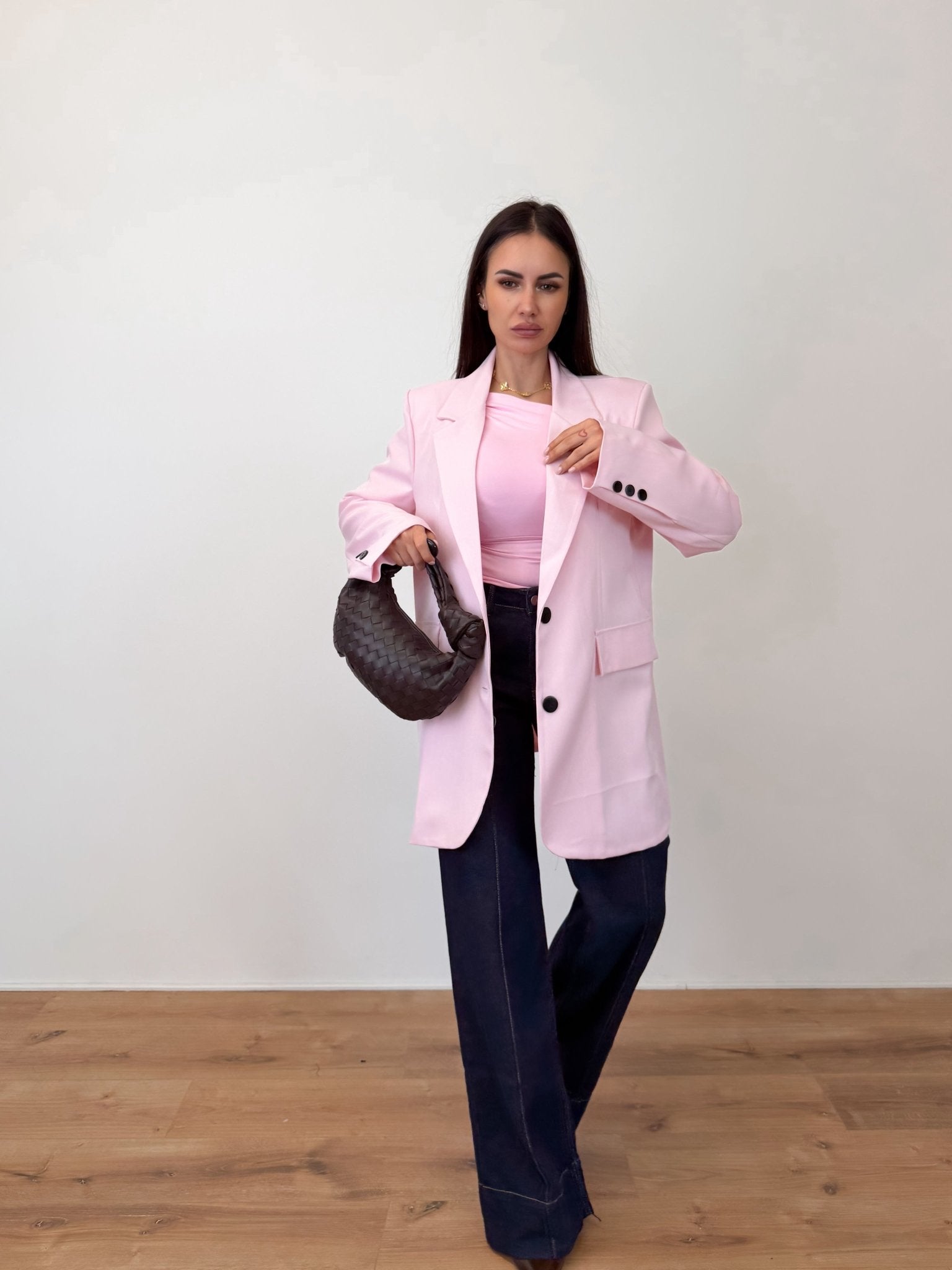 Blazer Simply Over - Rosa - SAINTH