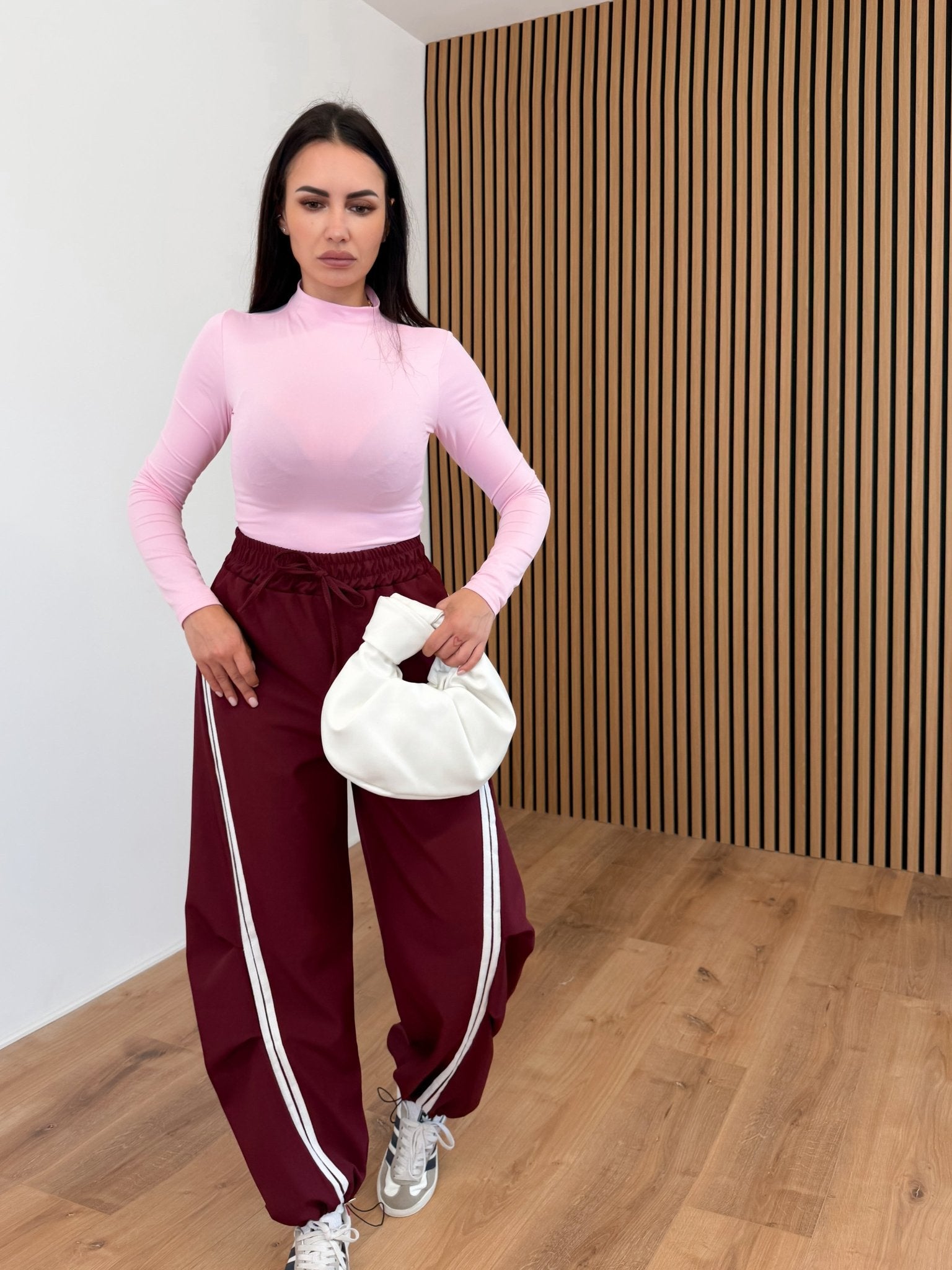 Pantalone Stripe - Bordeaux - SAINTH