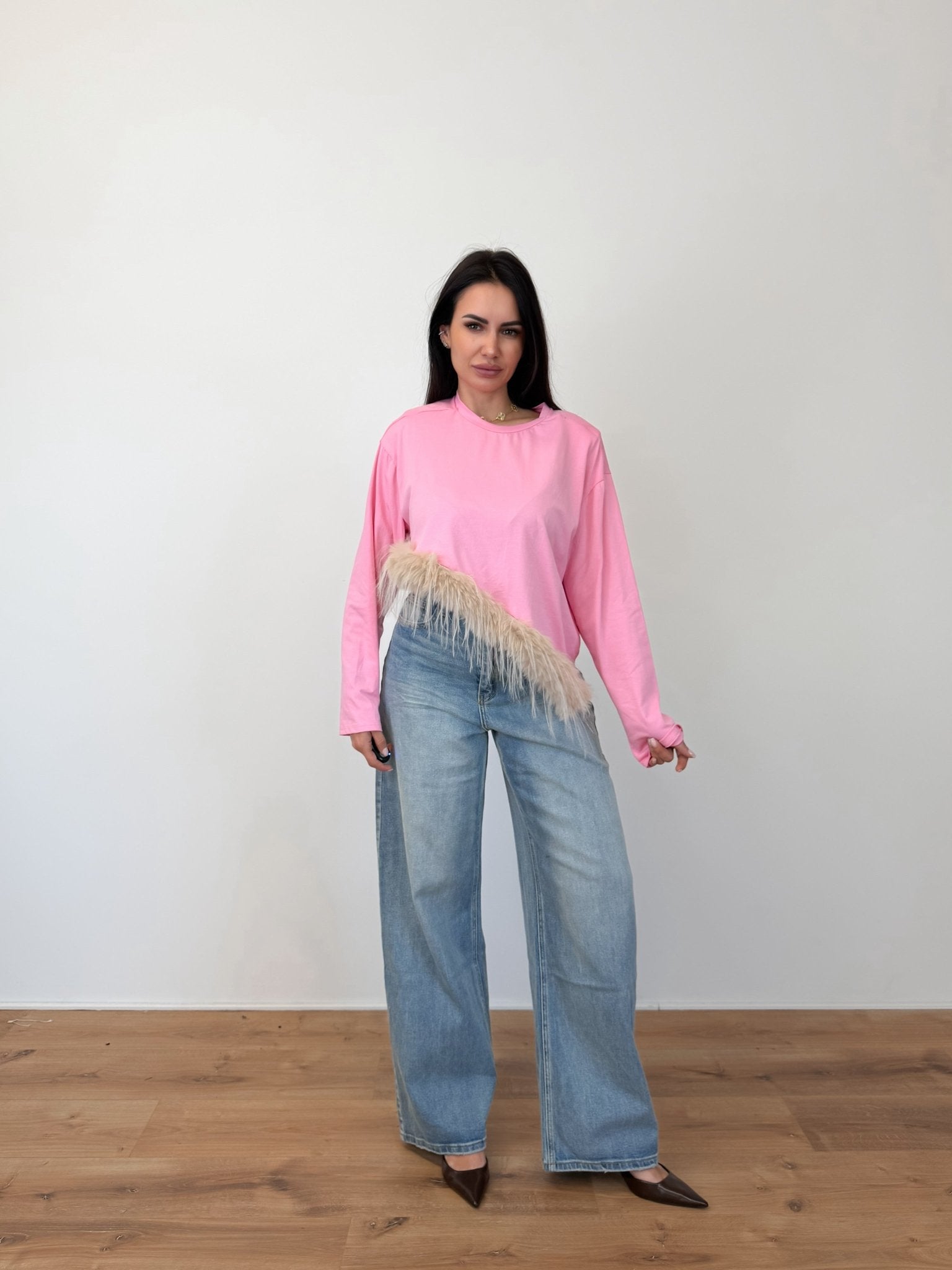 Maglietta Pelosina - Baby Pink - SAINTH