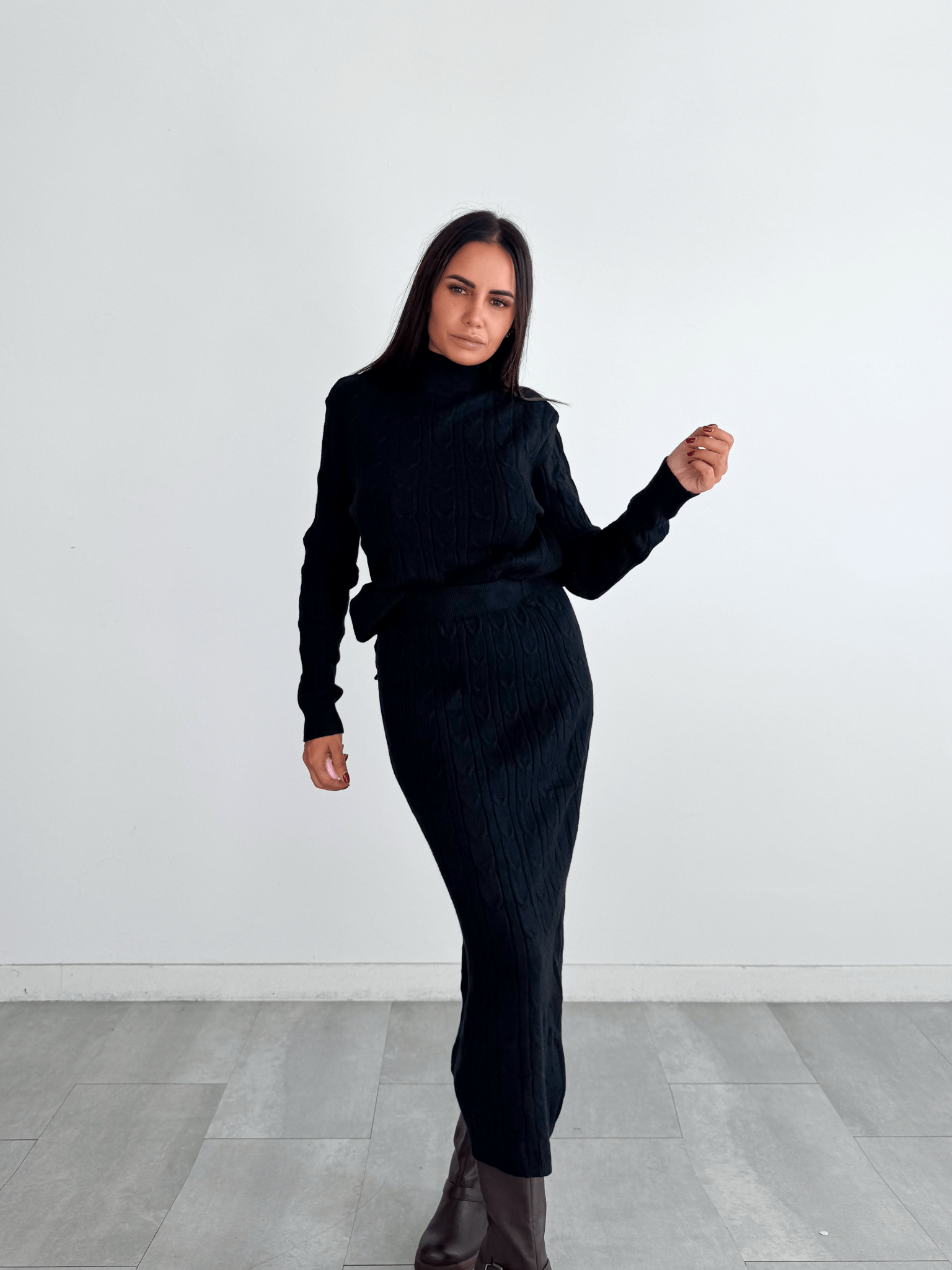 Coordinato Braided - Nero - SAINTH