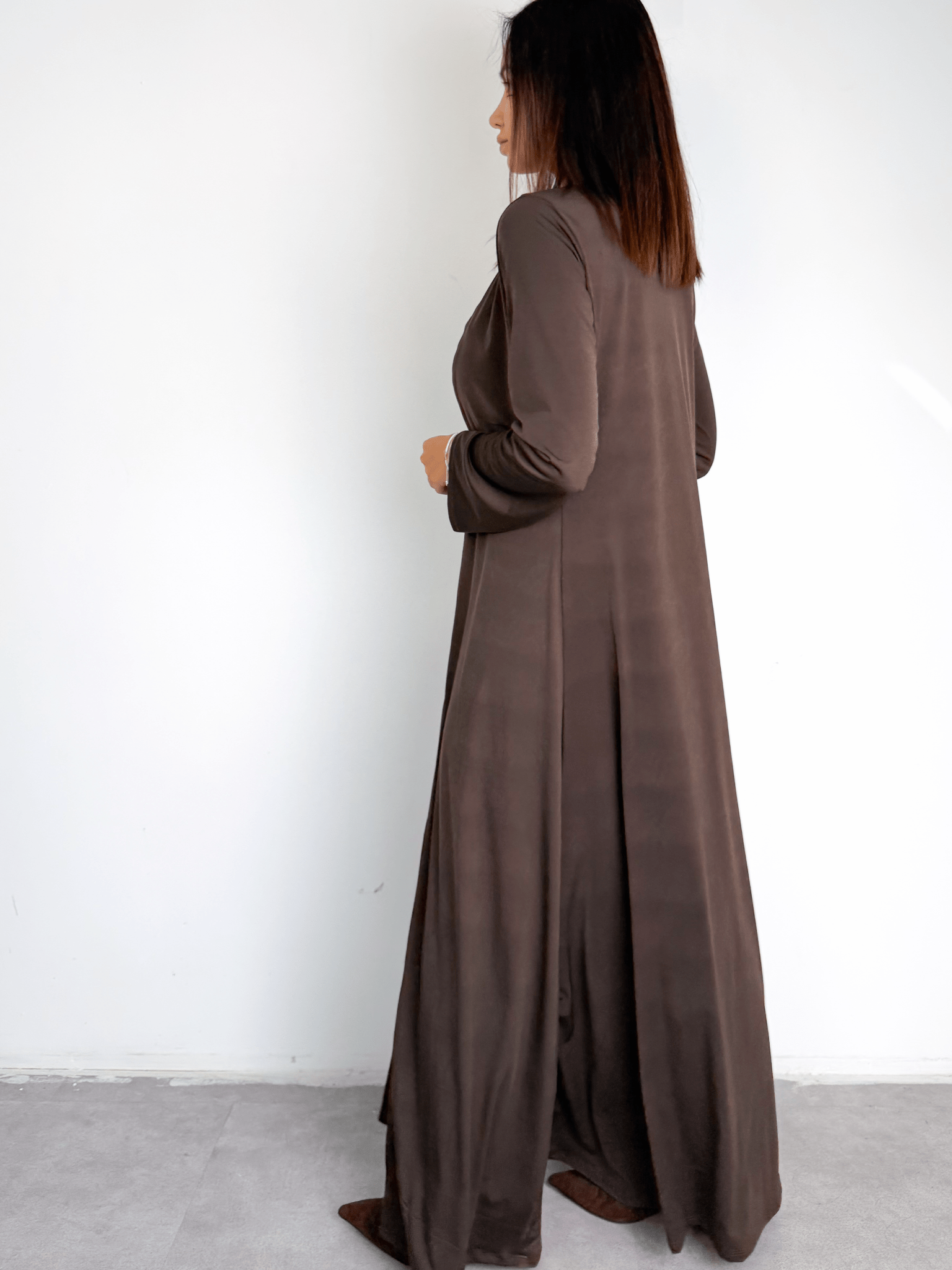 Set Abito + Cardigan - Marrone - SAINTH