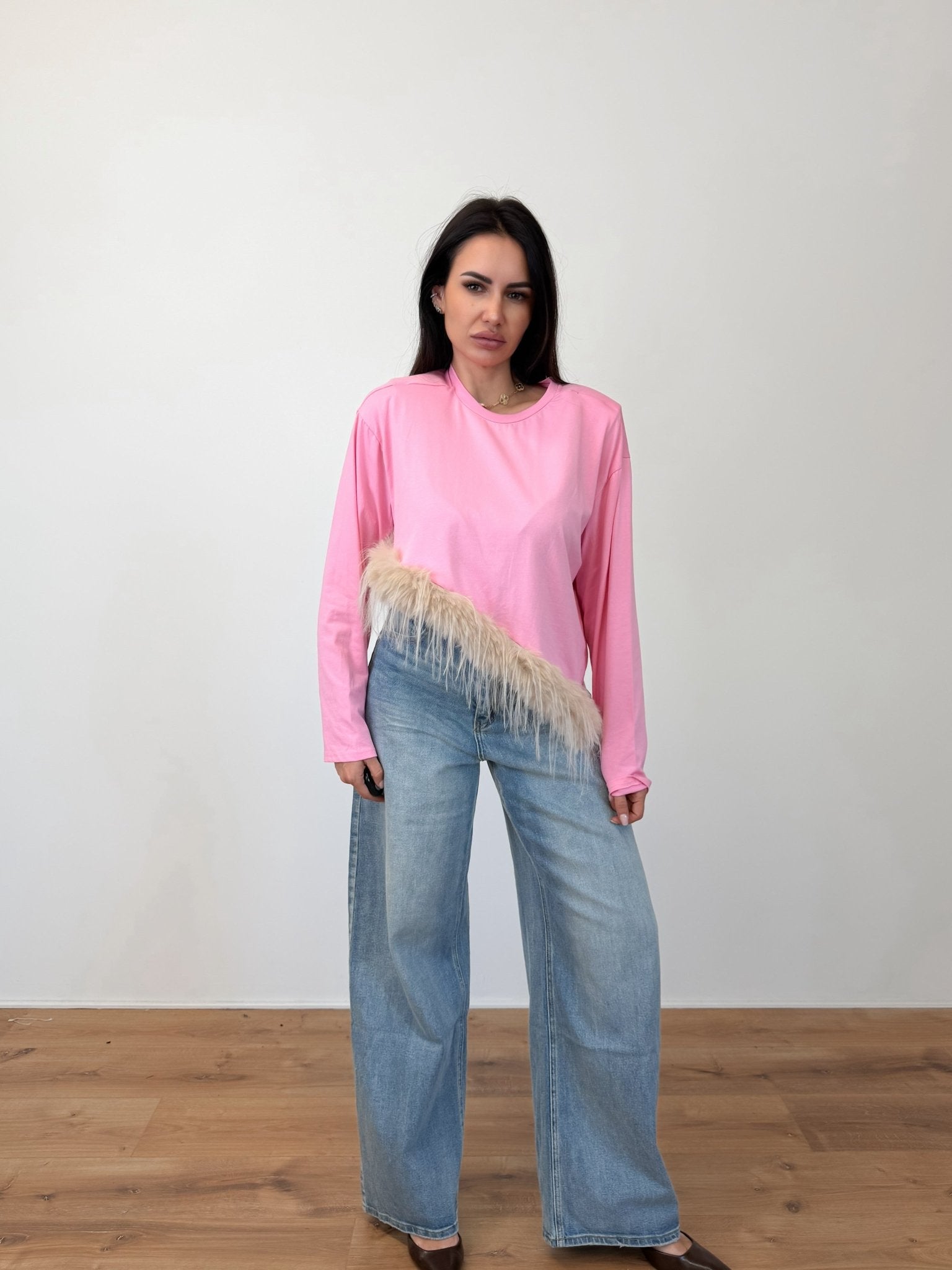 Maglietta Pelosina - Baby Pink - SAINTH