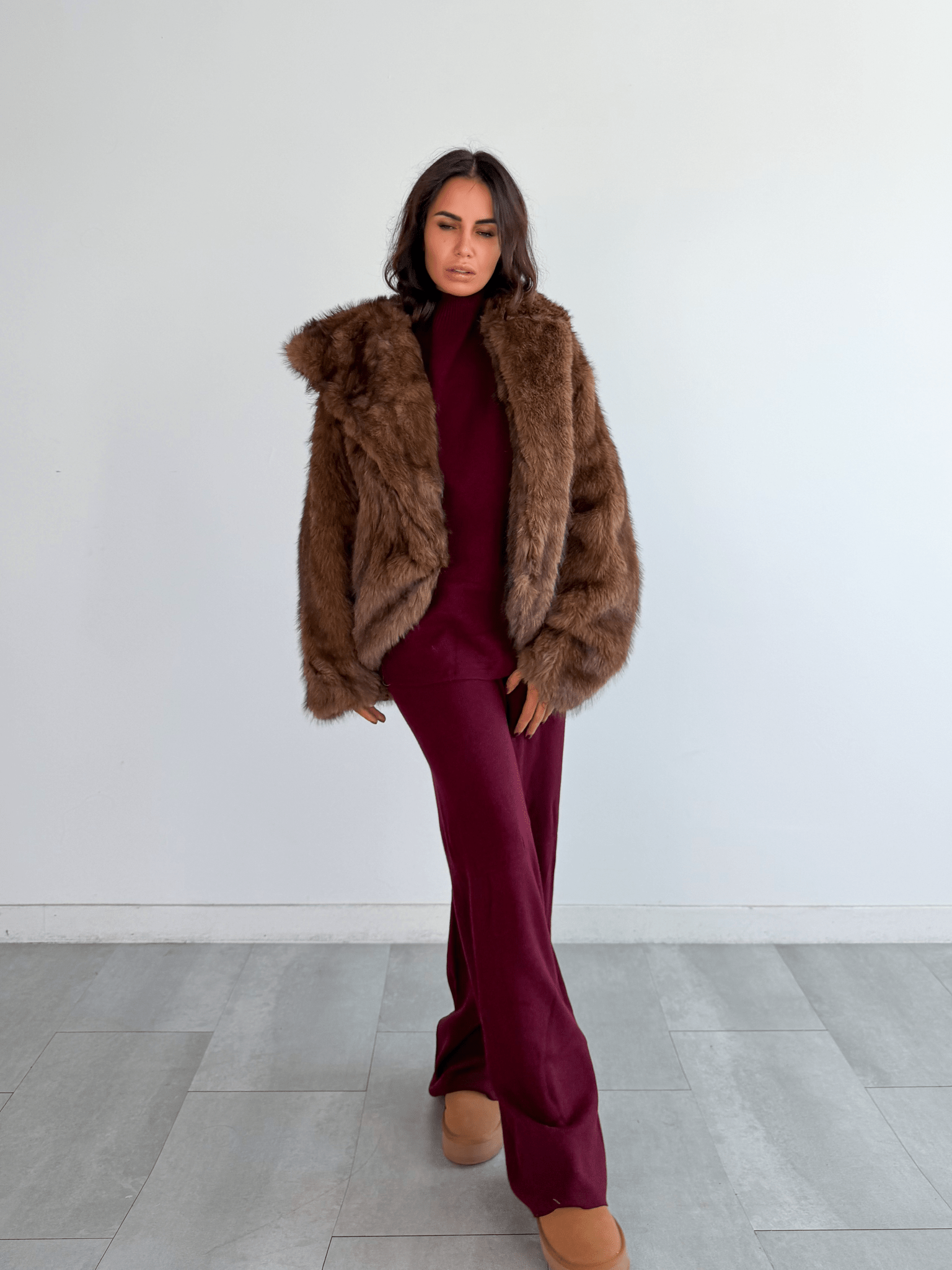 Pelliccia Fuoco - Camel - SAINTH