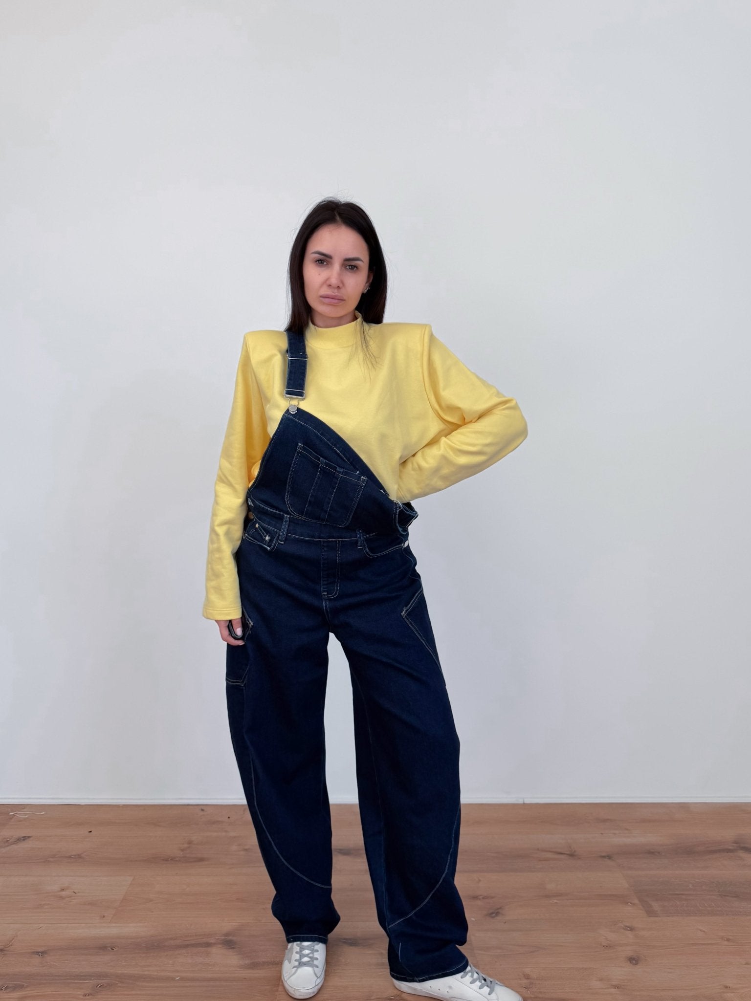 Felpa Maxi Spalla - Gialla - SAINTH