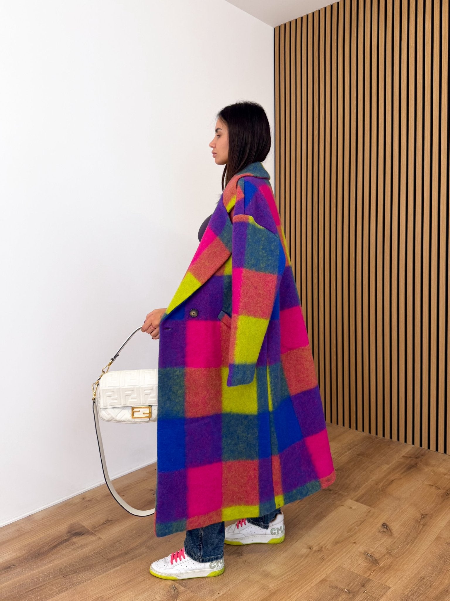 Cappotto Lusso - Fucsia e Blu - SAINTH