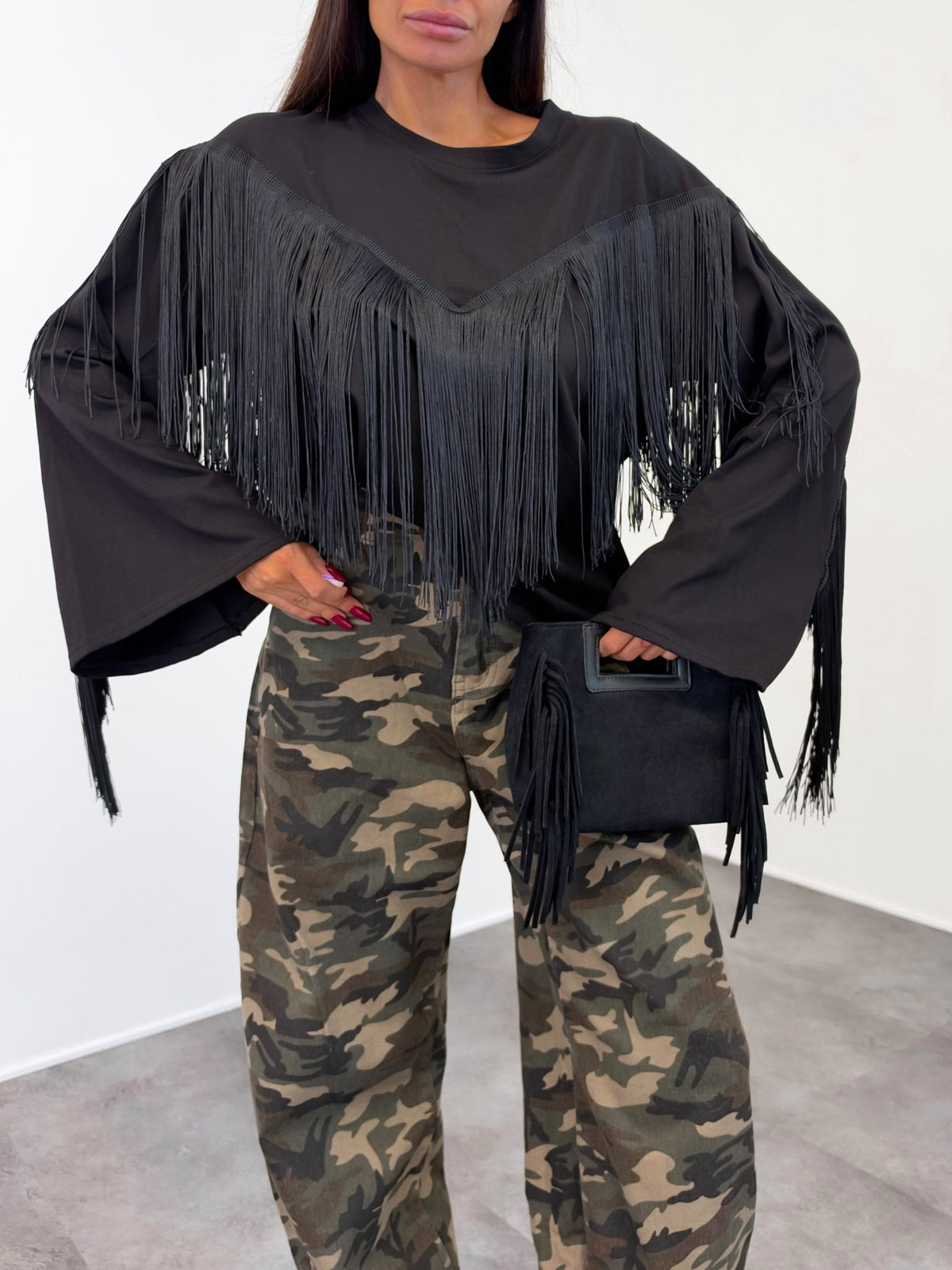 Maglia Navaho - Nera - SAINTH