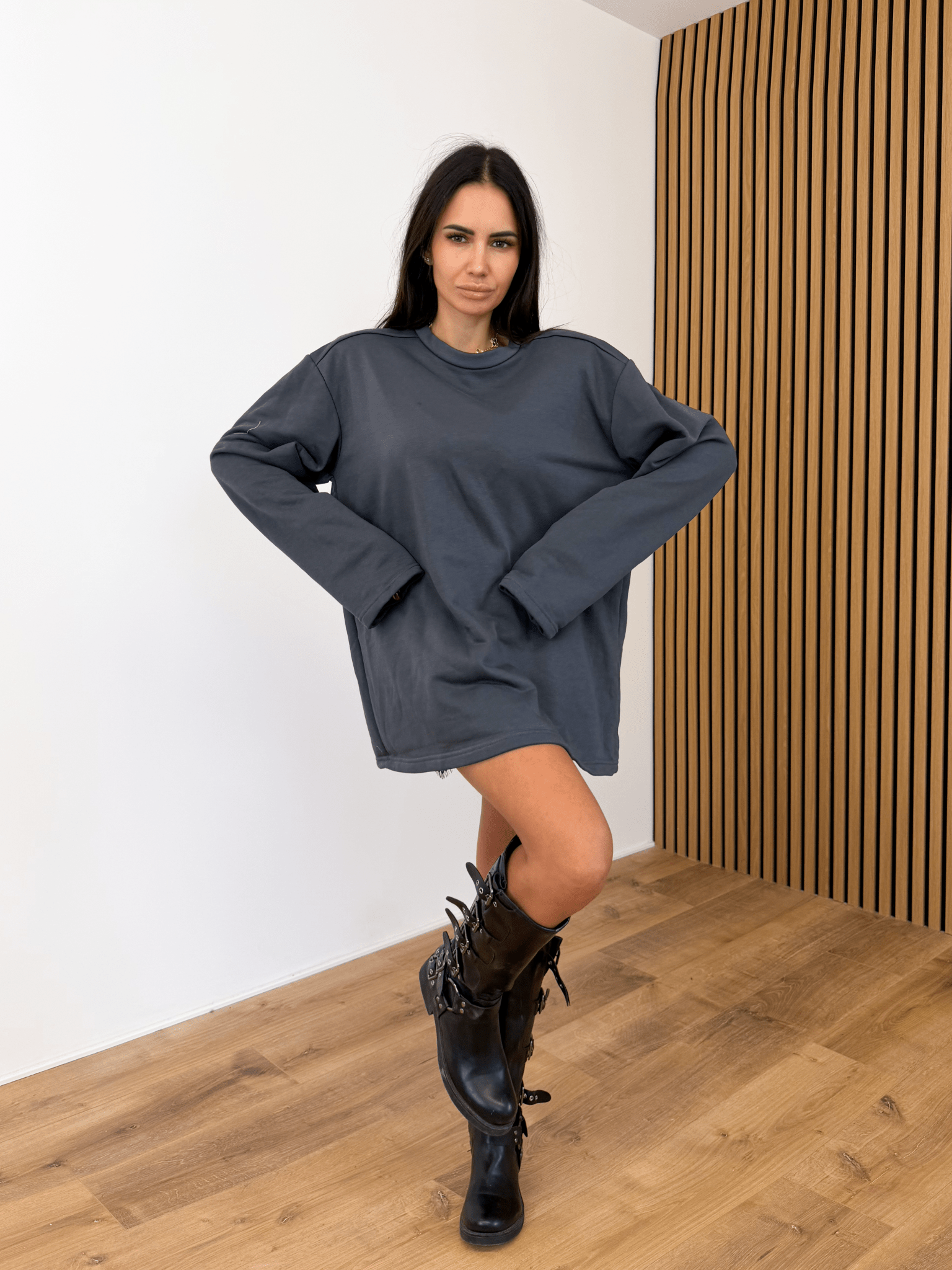 Felpa MaxiSpalle - Grigia - SAINTH