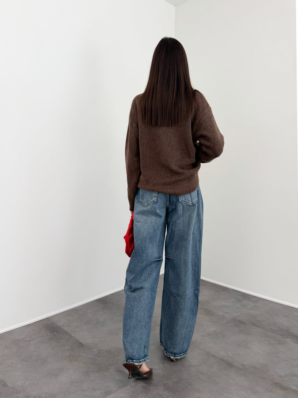 Cardigan Heart - Marrone - SAINTH