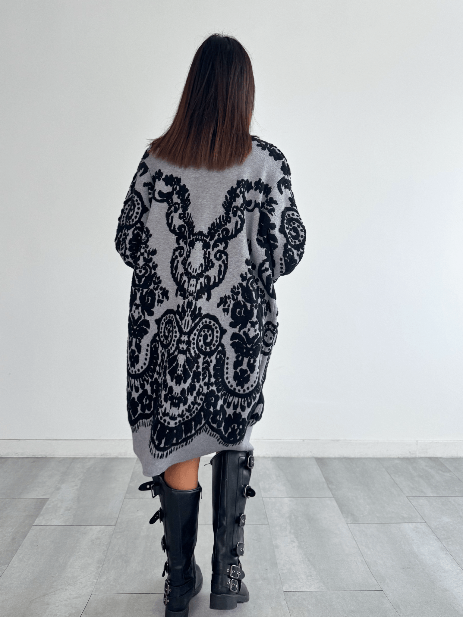 Cardigan Maiolica - Grigio - SAINTH