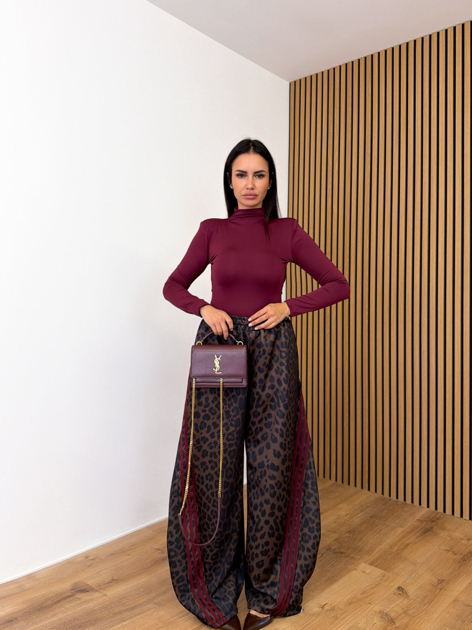 Pantalone Tuta Safari - Leo e Bordeaux - SAINTH