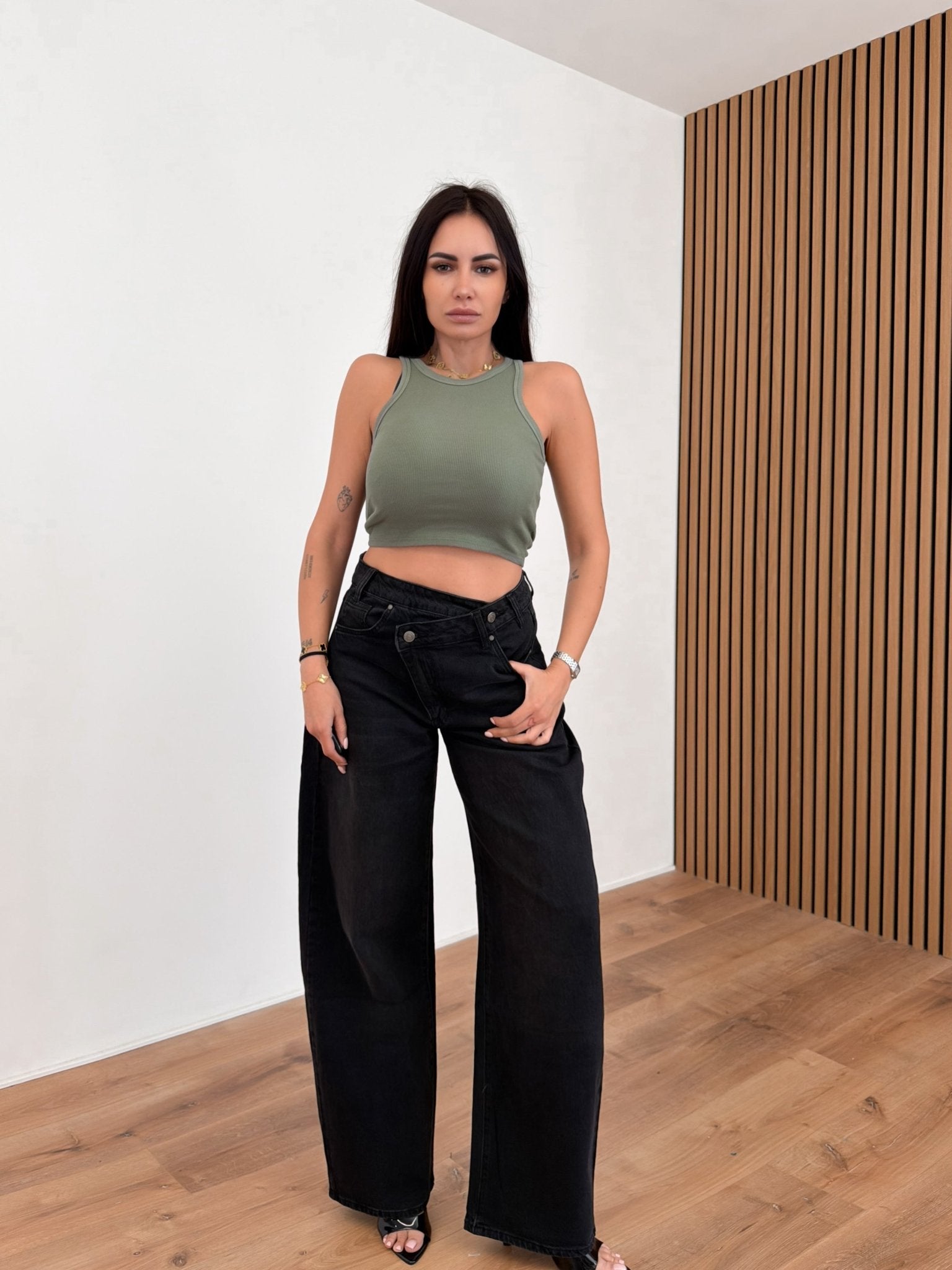 Jeans FX879 - Nero - SAINTH