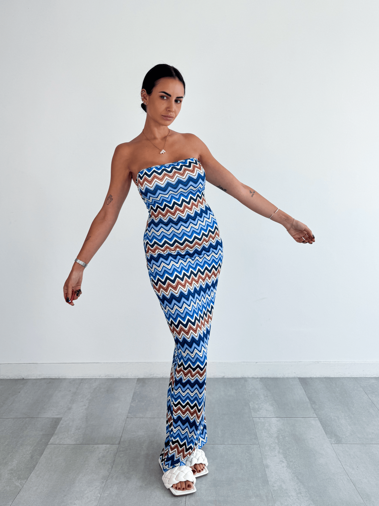 Abito Baroncella - Blu - SAINTH