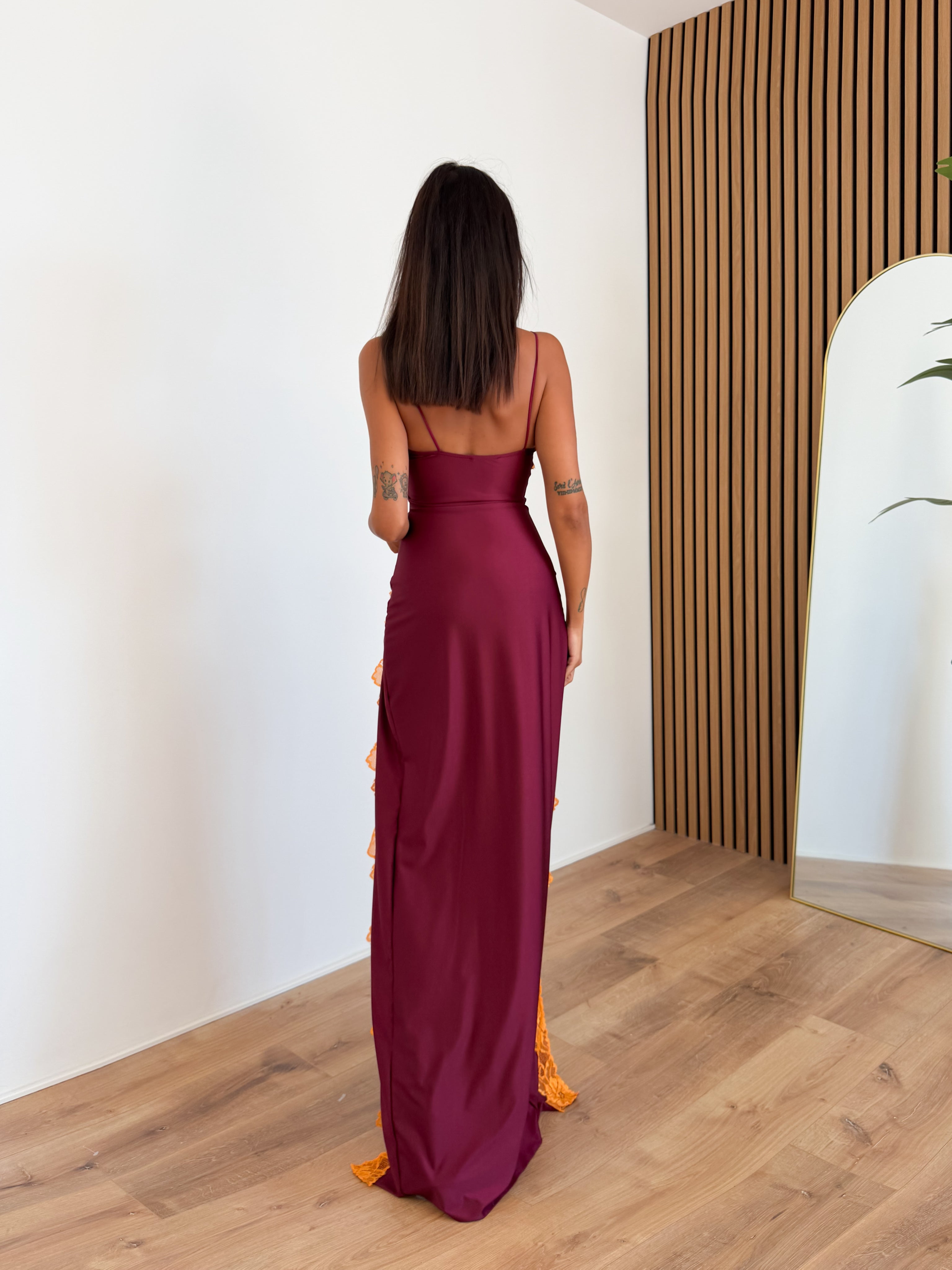 Abito Dubai - Bordeaux Arancio