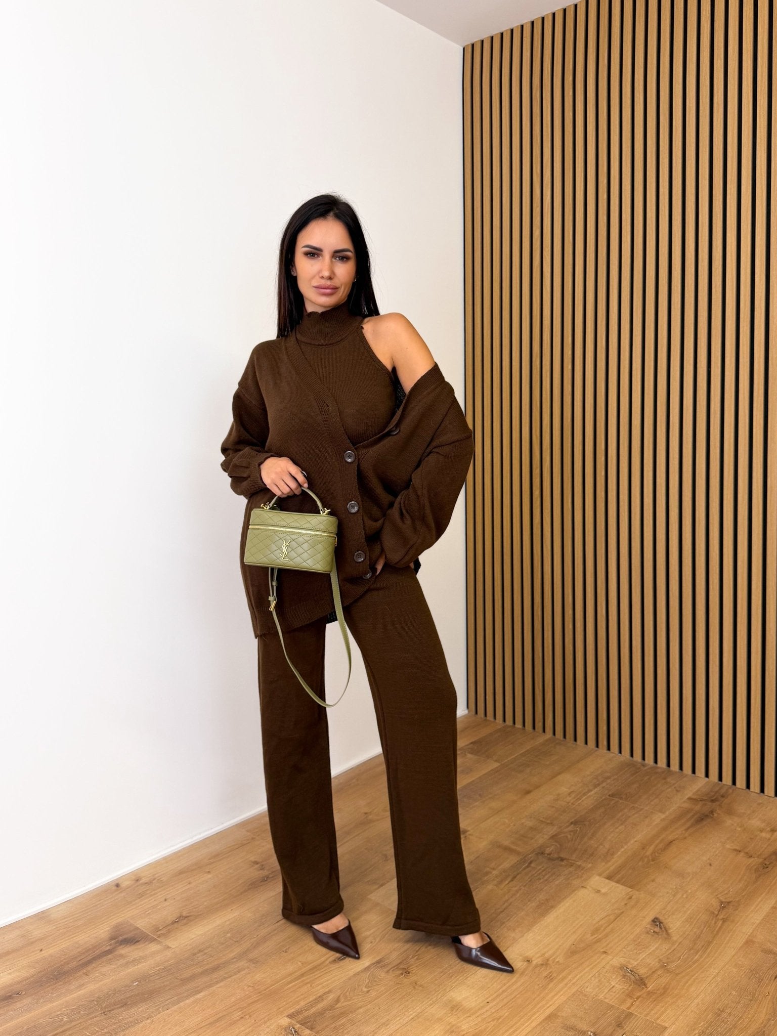 Coordinato Tris Cromby - Marrone - SAINTH