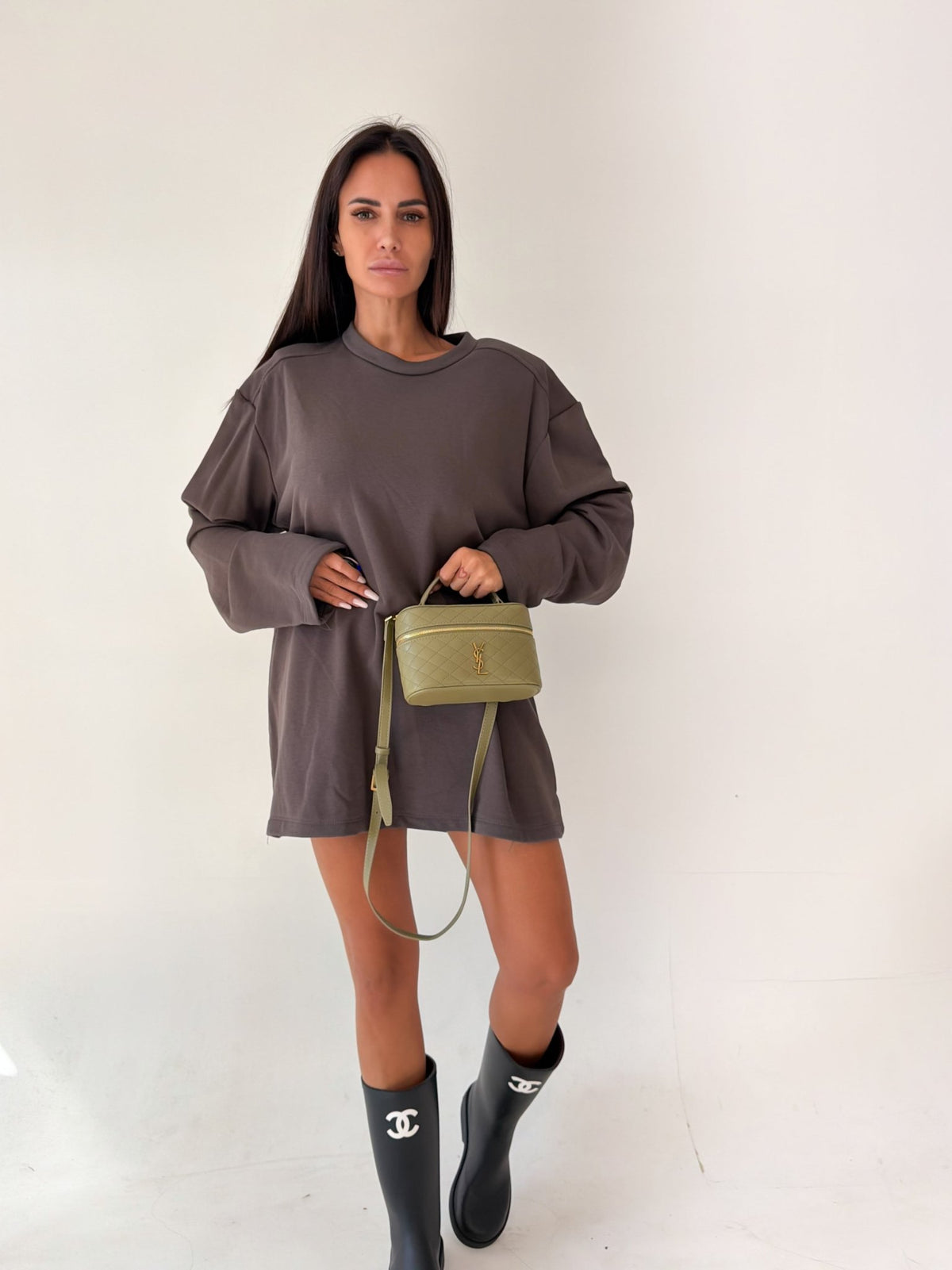 Felpa Maxi Spalla - Marrone - SAINTH