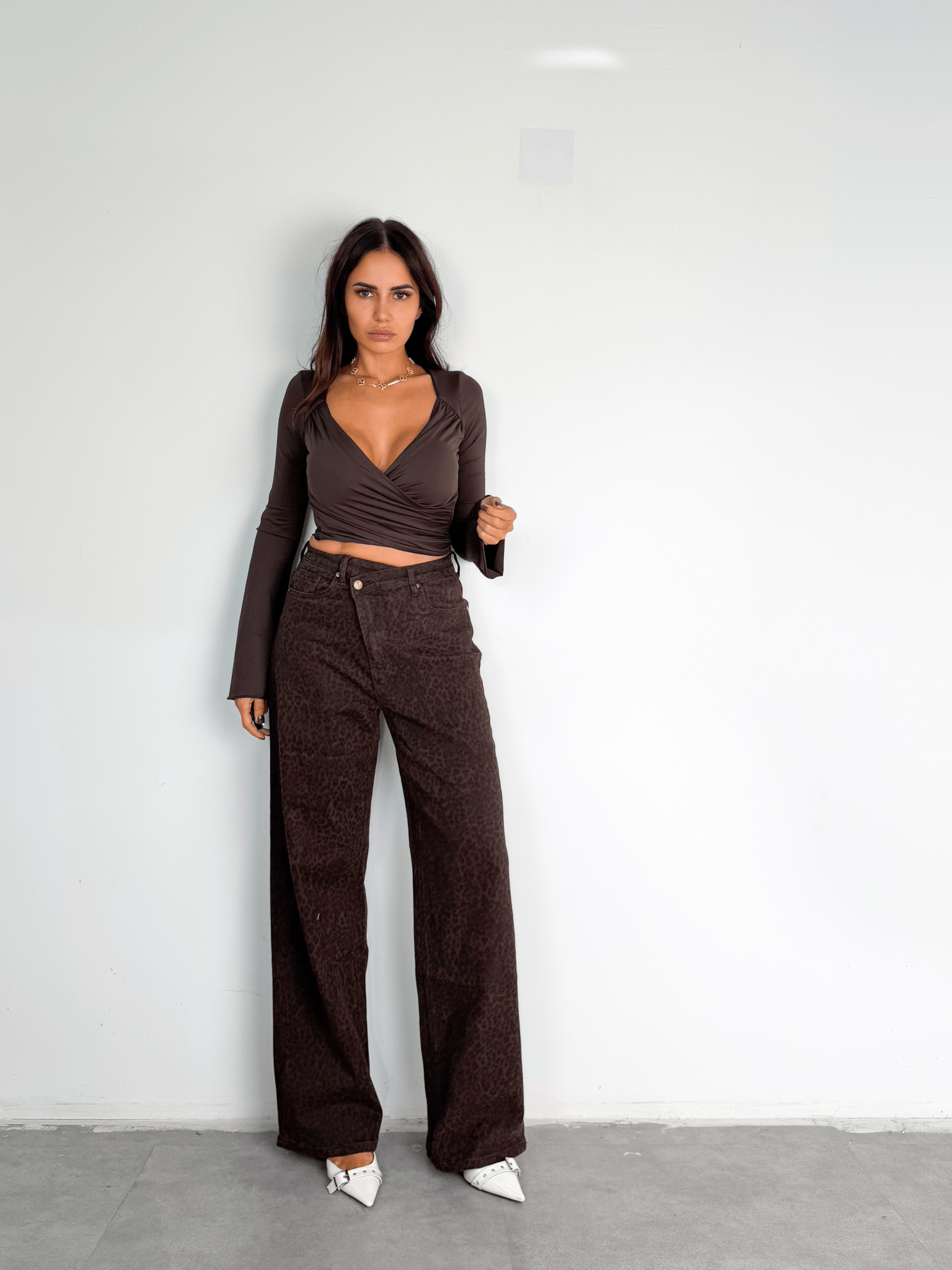 Jeans Graffio - Leopardato Scuro - SAINTH