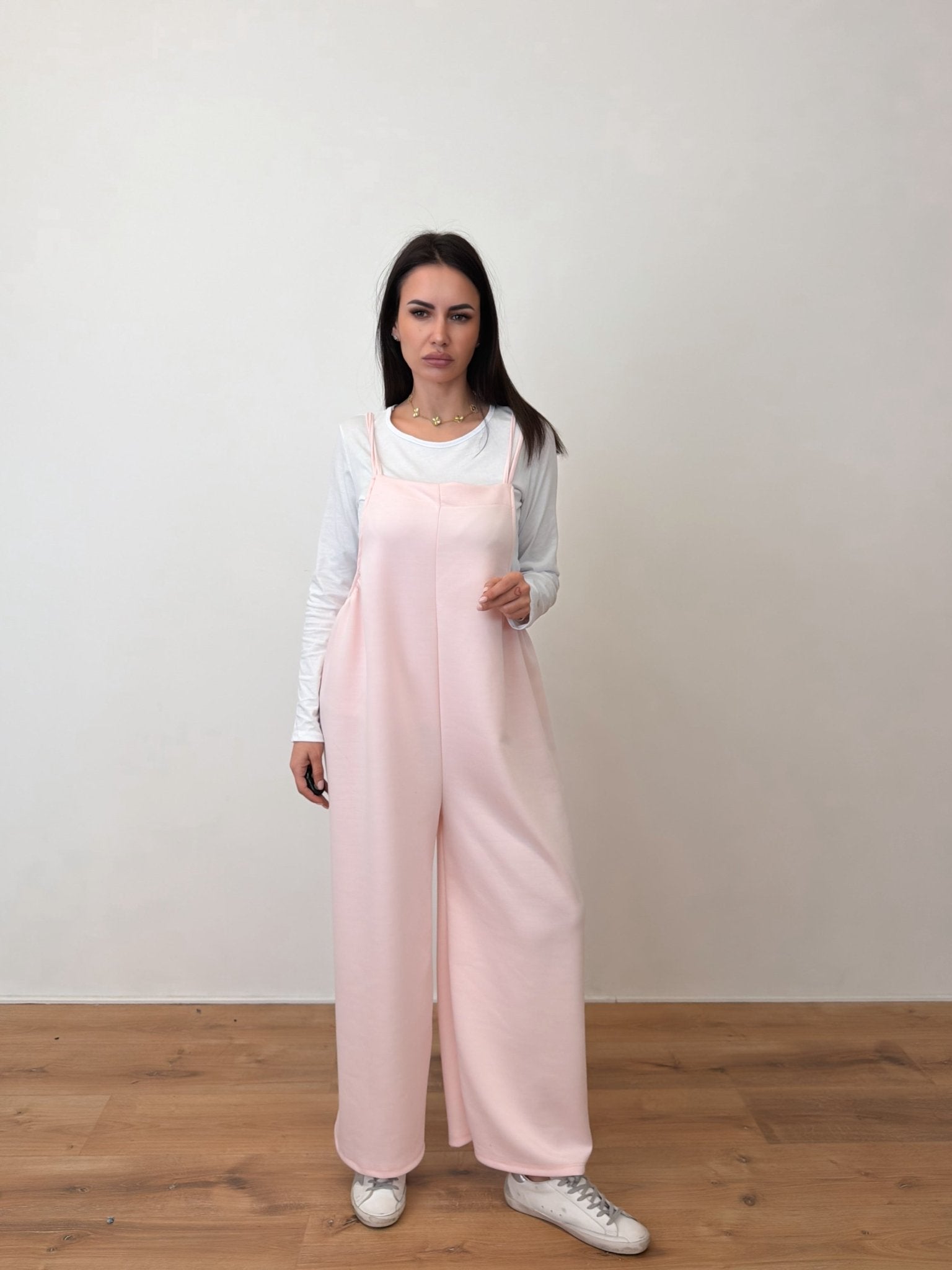 Salopette + Maglietta - Rosa - SAINTH