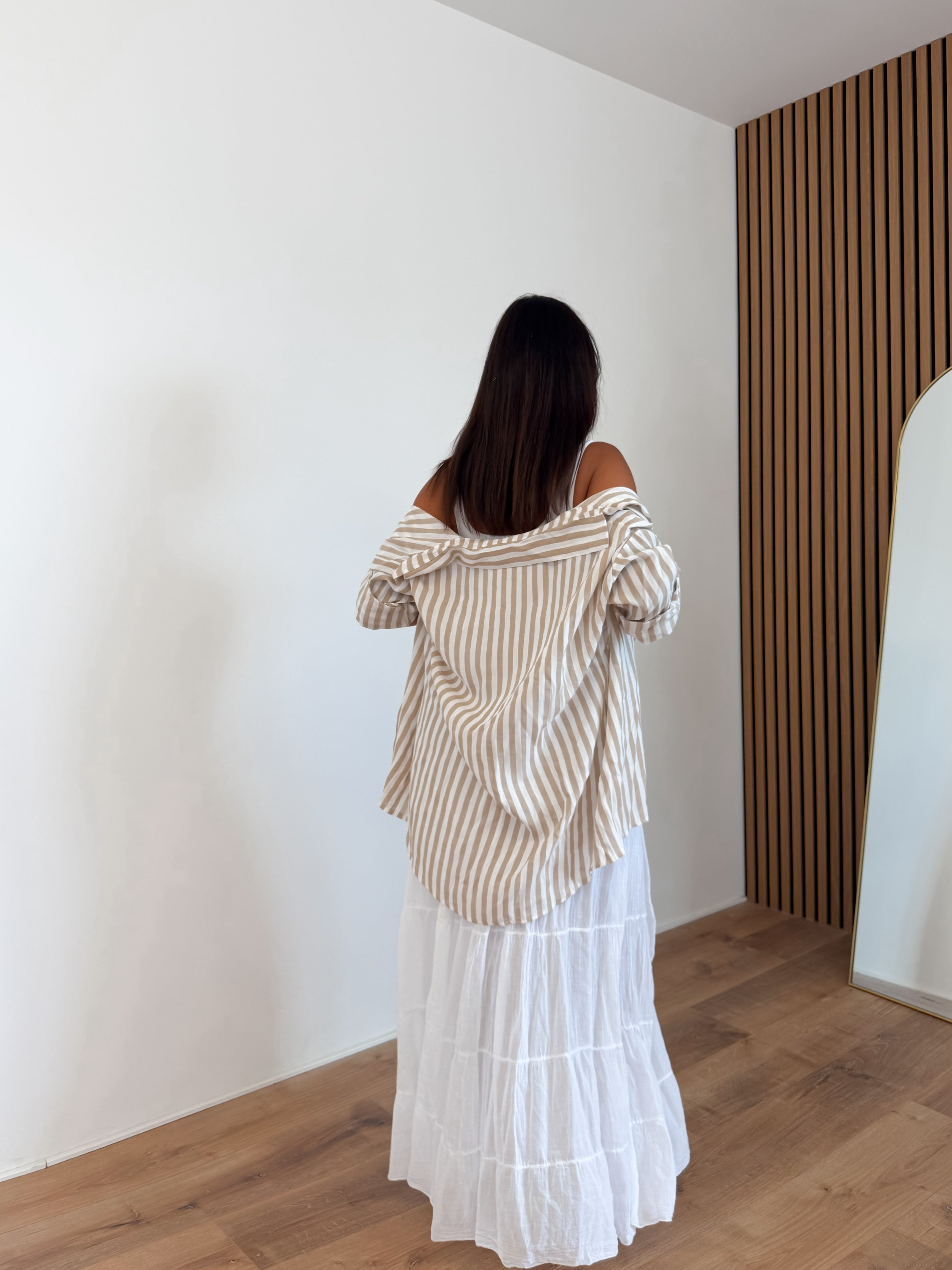 Camicia Stripe - Beige