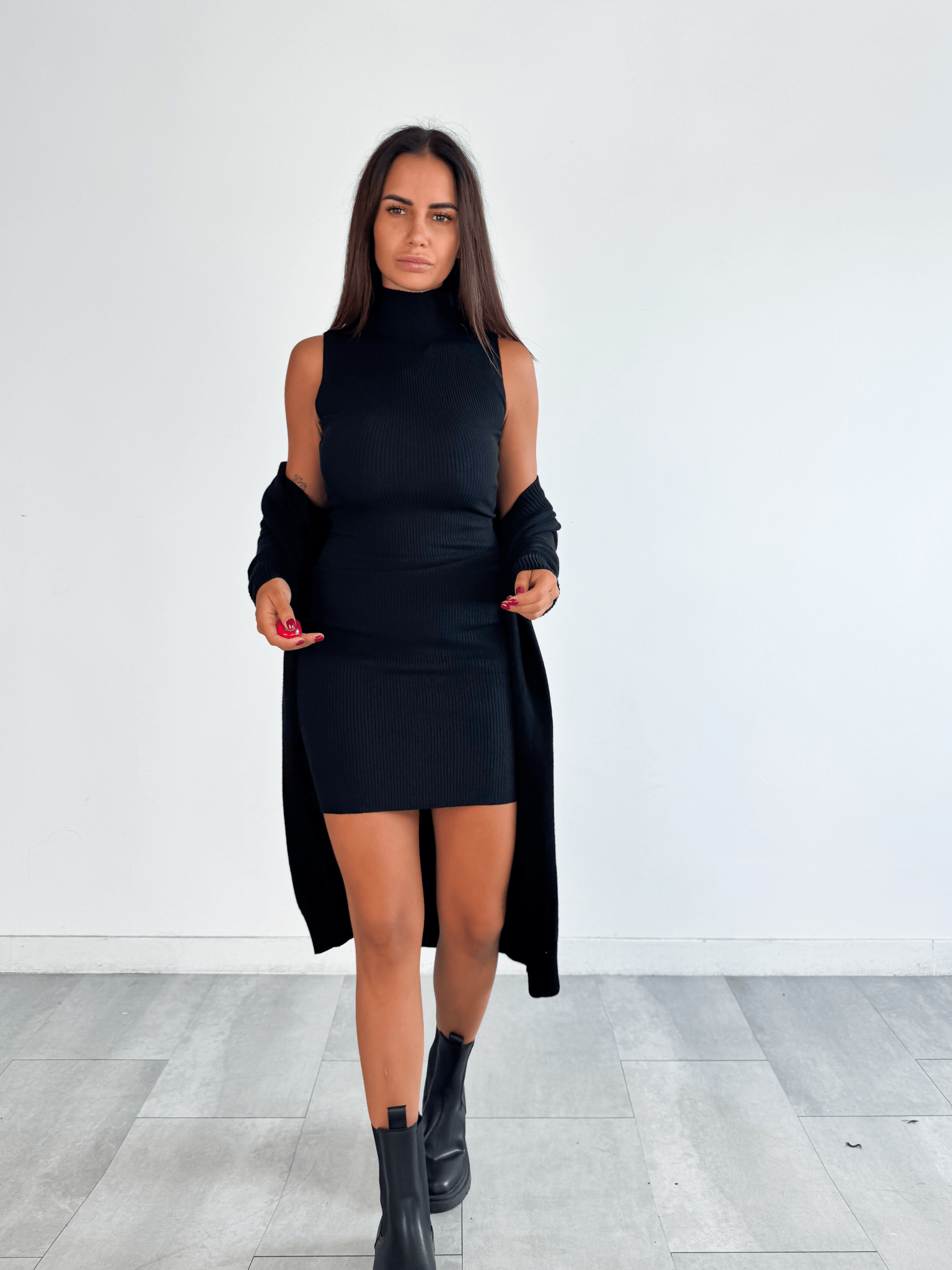 Cardigan Utility - Nero - SAINTH