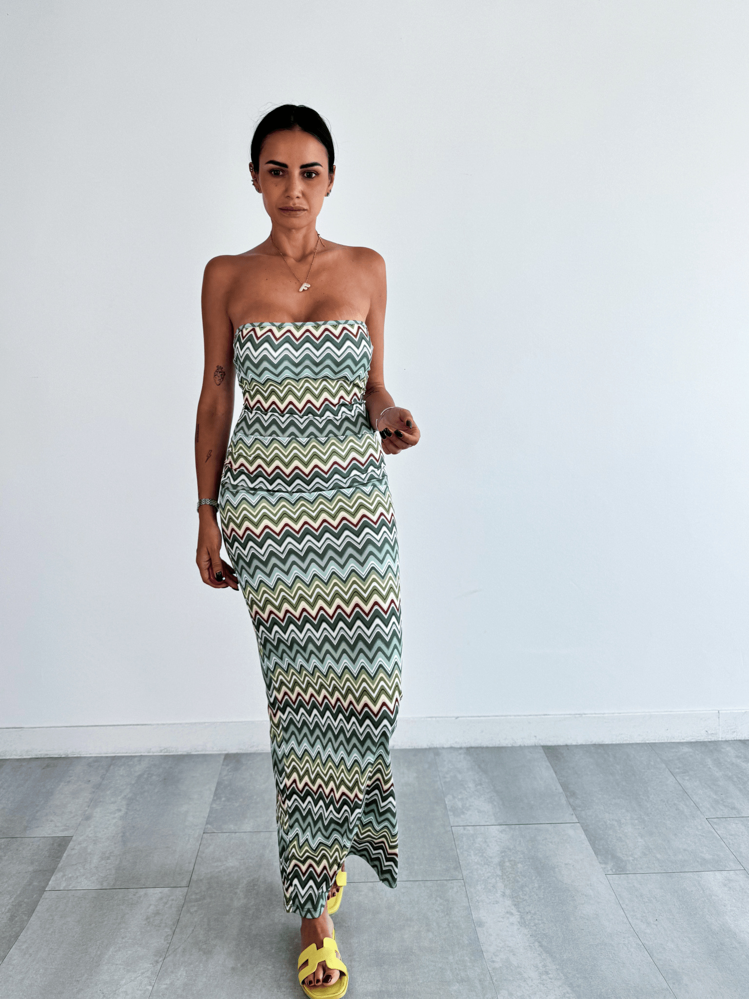 Abito Baroncella - Army Green - SAINTH