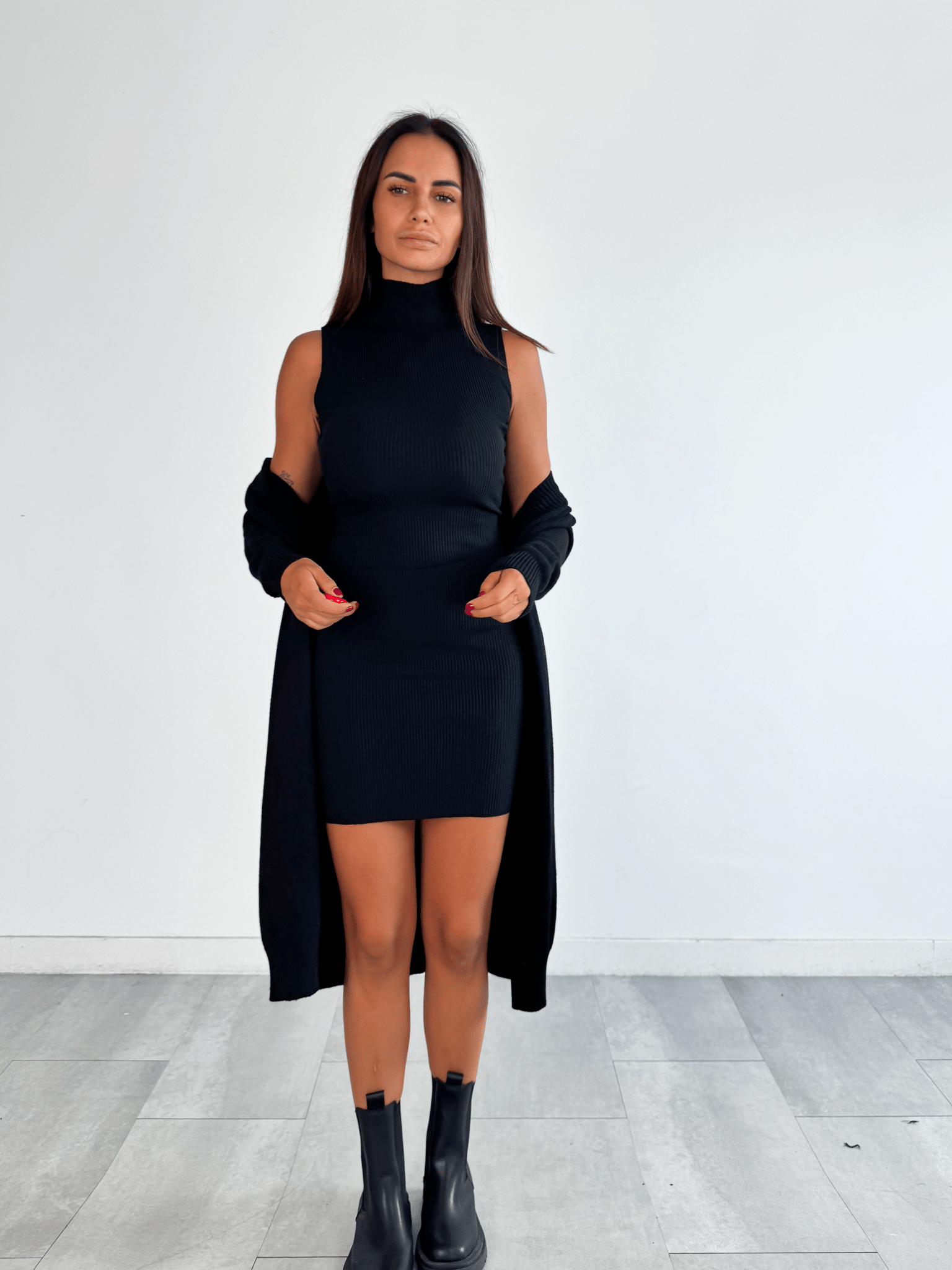 Cardigan Utility - Nero - SAINTH