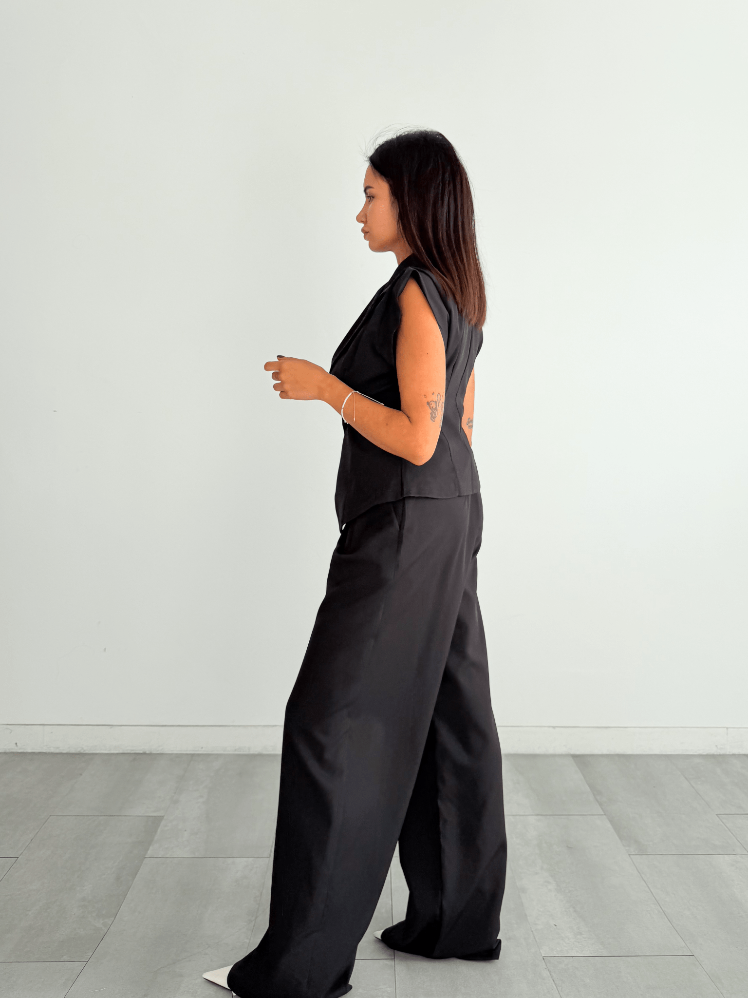 Completo Gilet - Nero - SAINTH